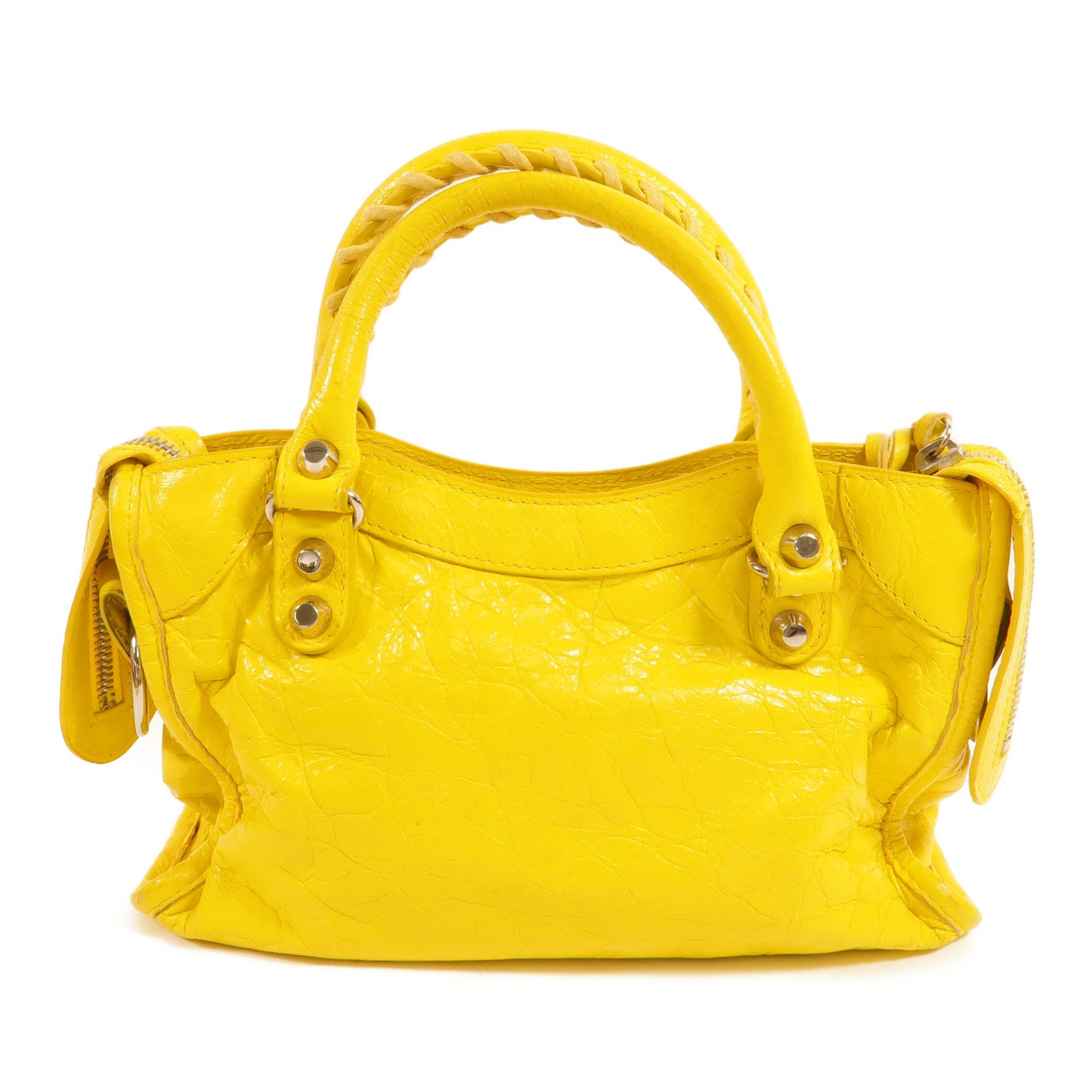 BALENCIAGA 牛皮皮革Mini City手挽肩背兩用袋