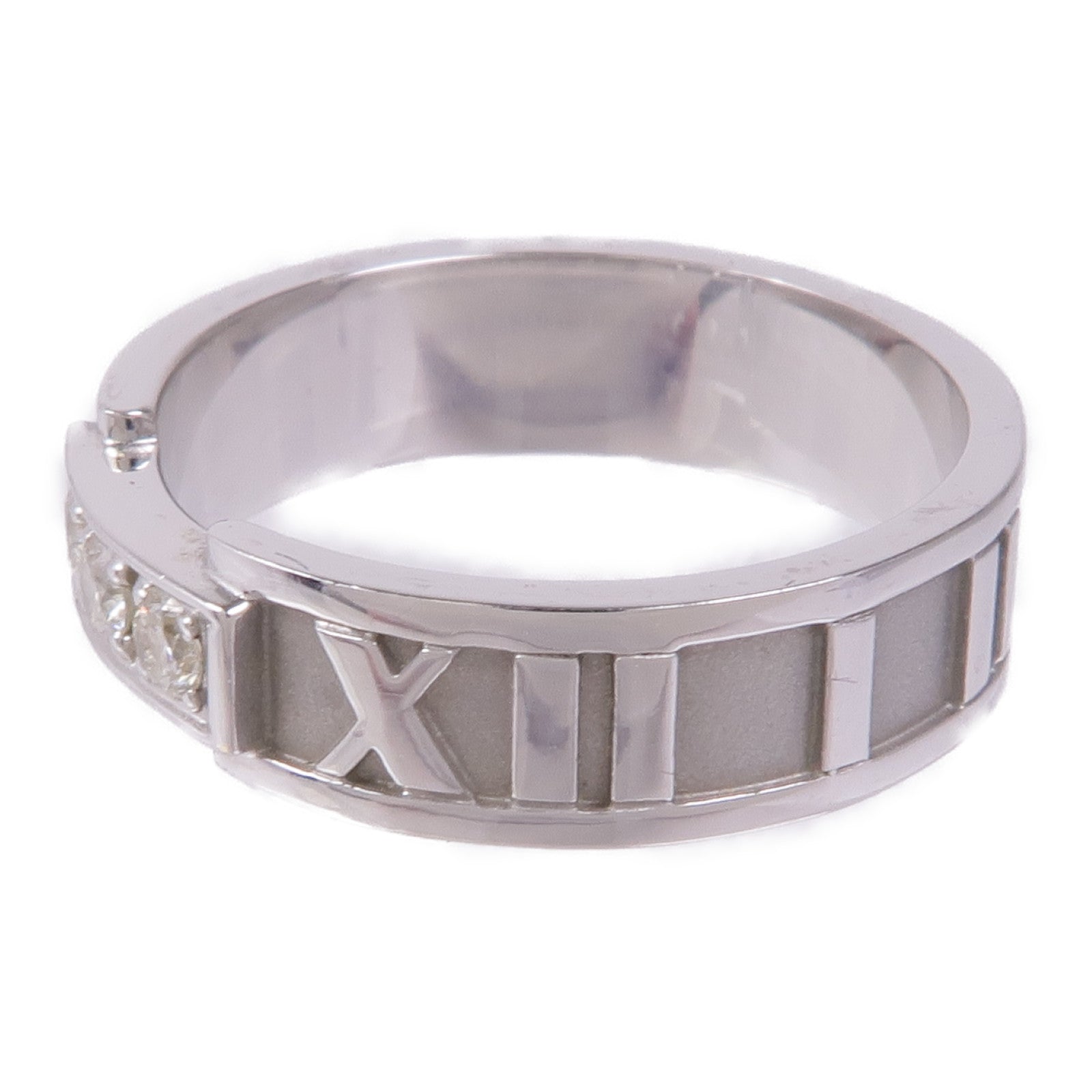 TIFFANY＆CO 18K白金Diamond Ring鑽石戒指US#6.25