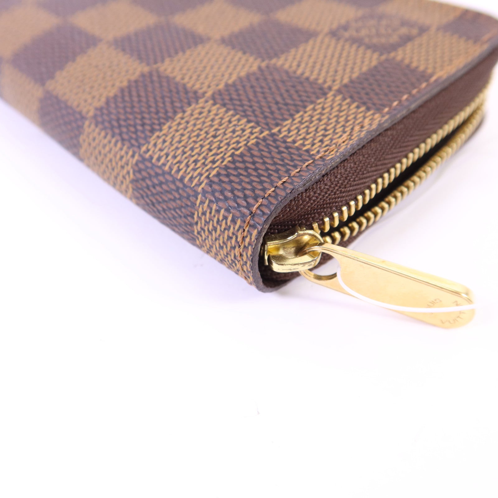 LOUIS VUITTON Damier Zippy Coin Purse金扣零錢包
