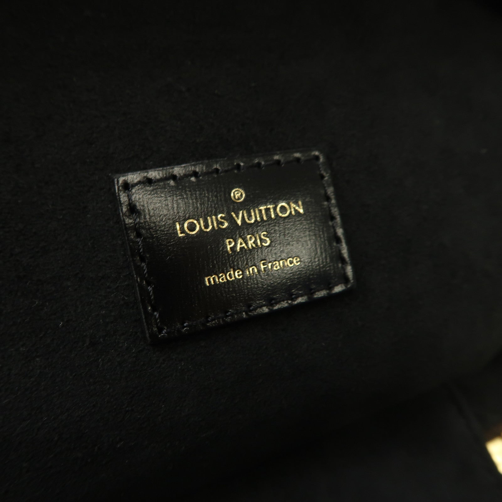 LOUIS VUITTON Monogram Reverse Vanity PM金扣手挽肩背兩用袋棕色