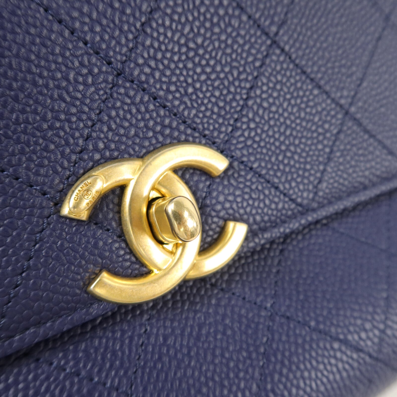 CHANEL 牛皮皮革Chain Shoulder手挽肩背兩用袋