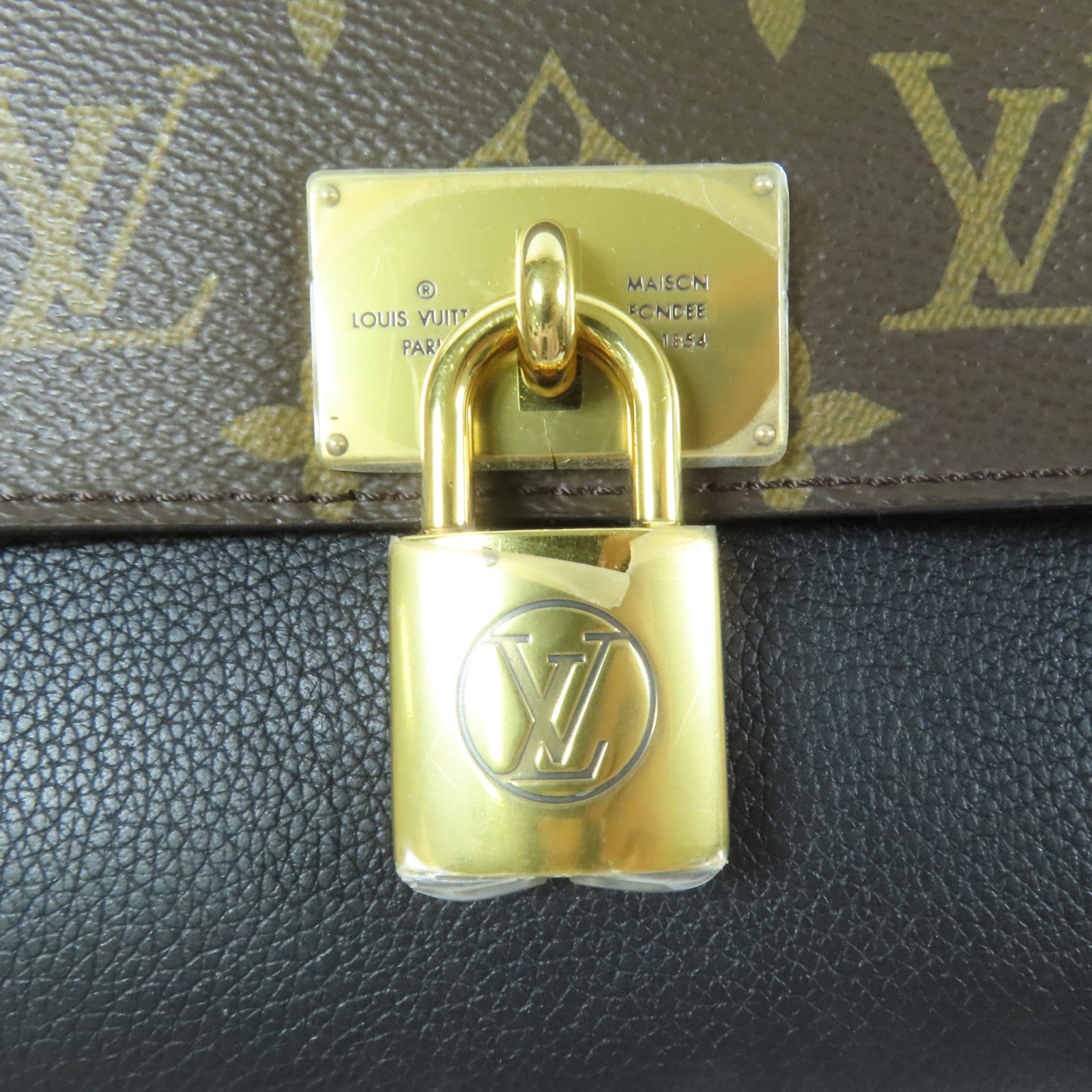 LOUIS VUITTON Monogram Marignan金扣手挽肩背兩用袋