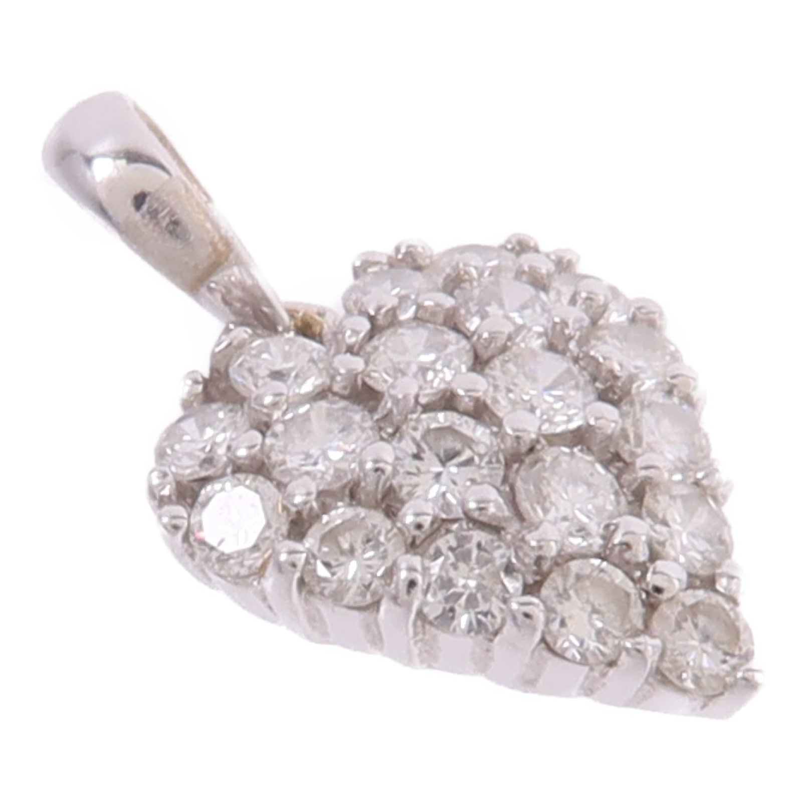 JEWELRY 18K白金Diamond Pendant Top鑽石吊墜