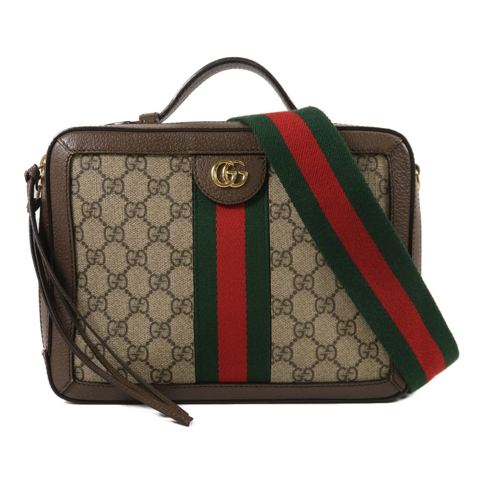 GUCCI 塗層帆布Ophidia GG Supreme肩背袋