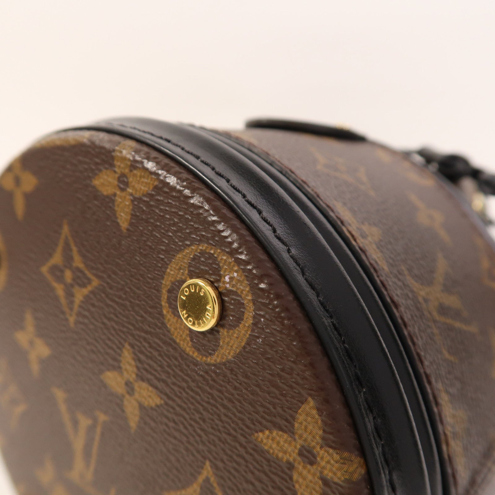 LOUIS VUITTON Monogram Canoe 金扣鏈帶手挽肩背兩用袋