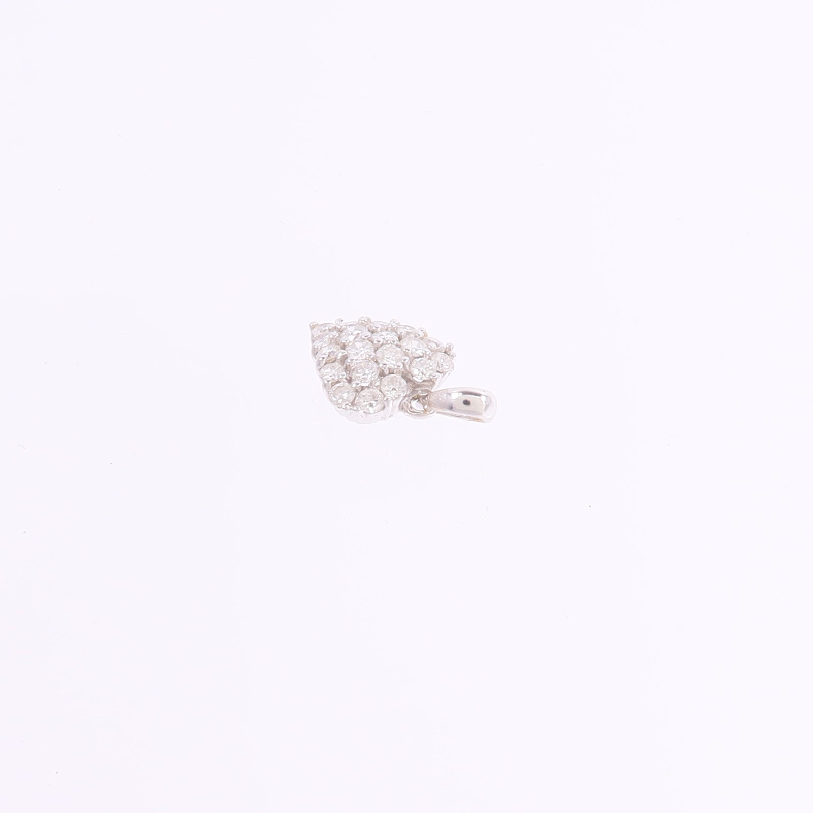 JEWELRY 18K白金Diamond Pendant Top鑽石吊墜
