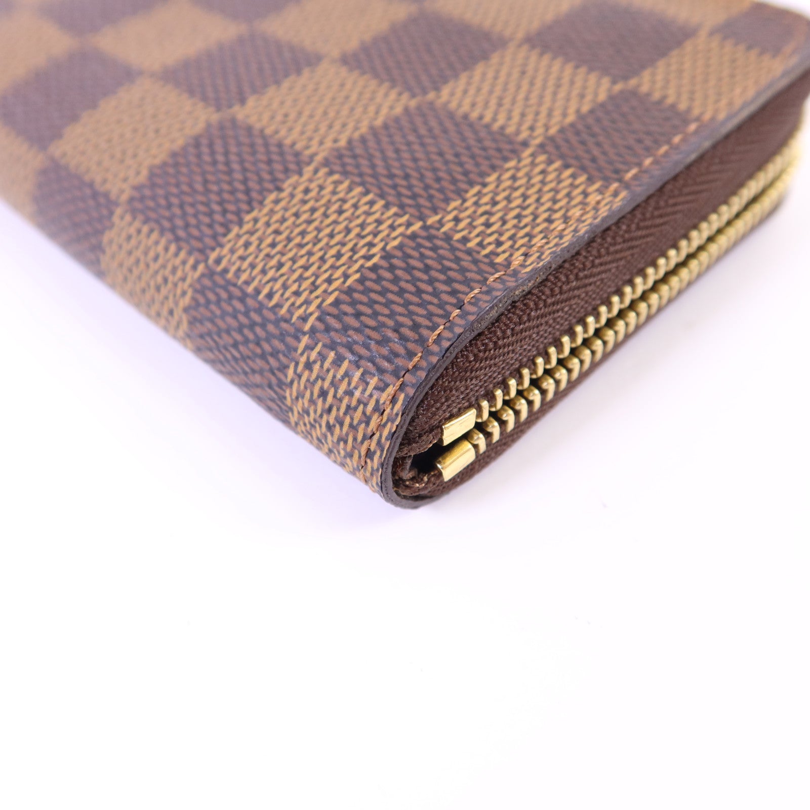 LOUIS VUITTON Damier Zippy Coin Purse金扣零錢包