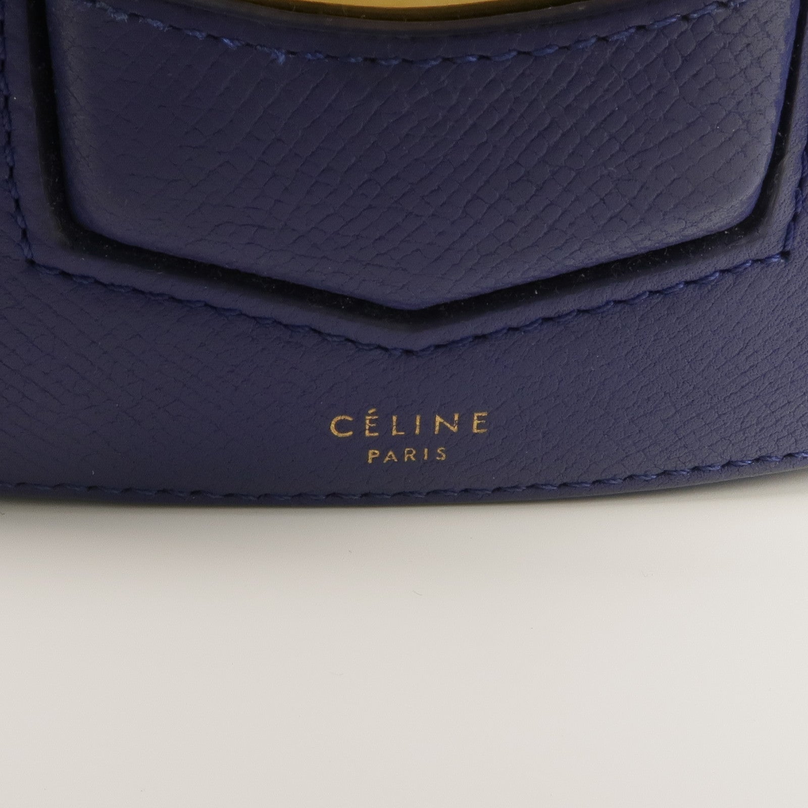 CELINE 【激減優惠】牛皮皮革Trotter Small金扣肩背袋