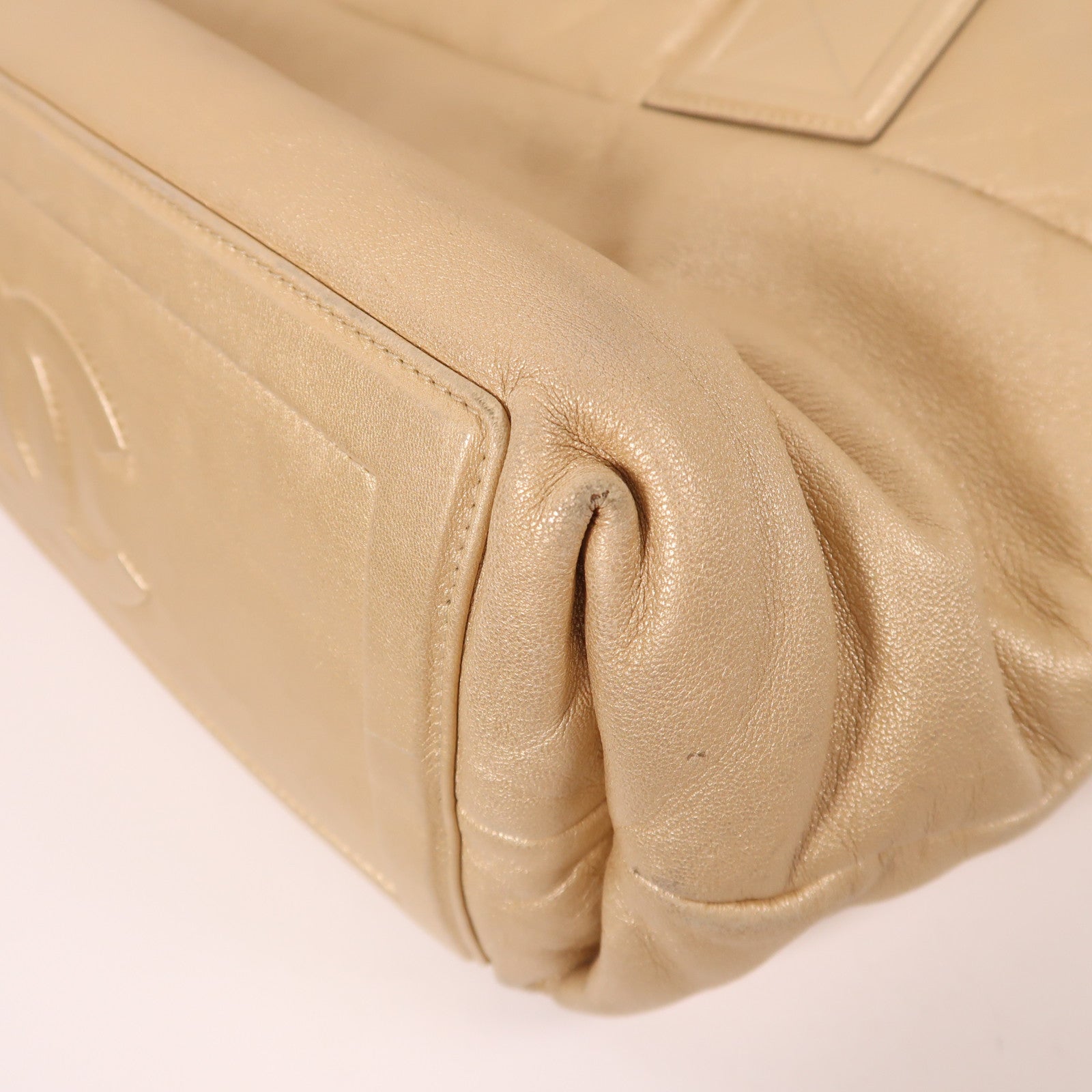 CHANEL 皮革Coco Cocoon金扣手挽袋