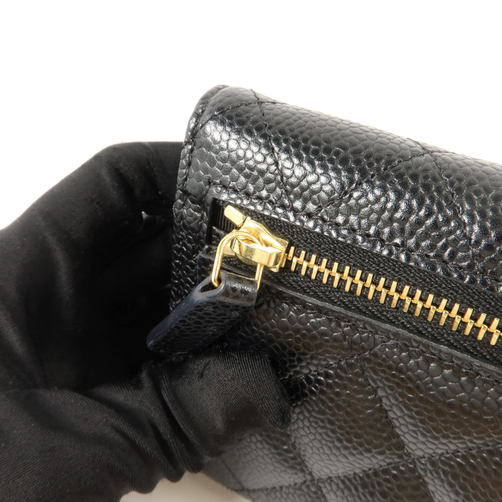 CHANEL 牛皮皮革Classic Flap Wallet Small錢包