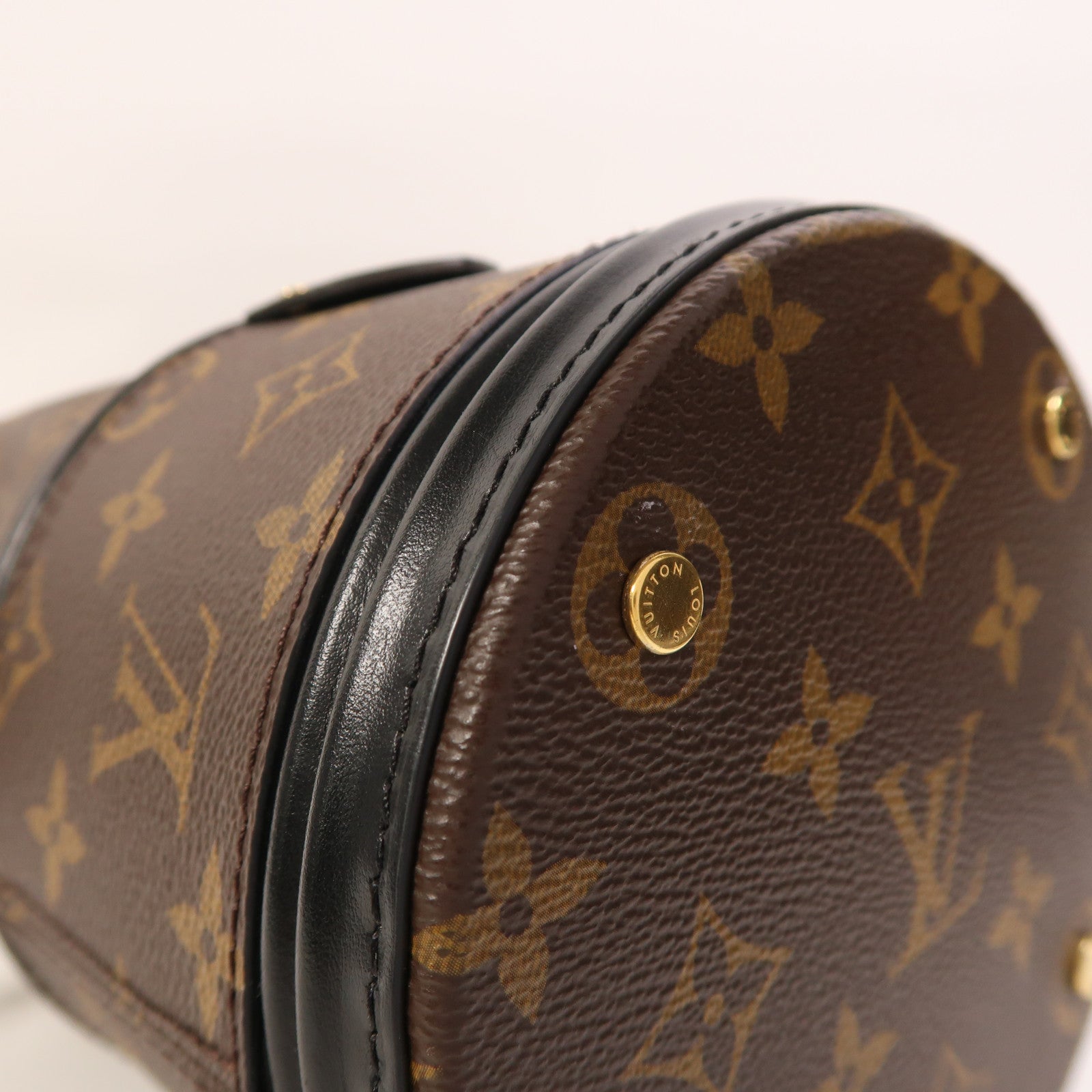 LOUIS VUITTON Monogram Canoe 金扣鏈帶手挽肩背兩用袋