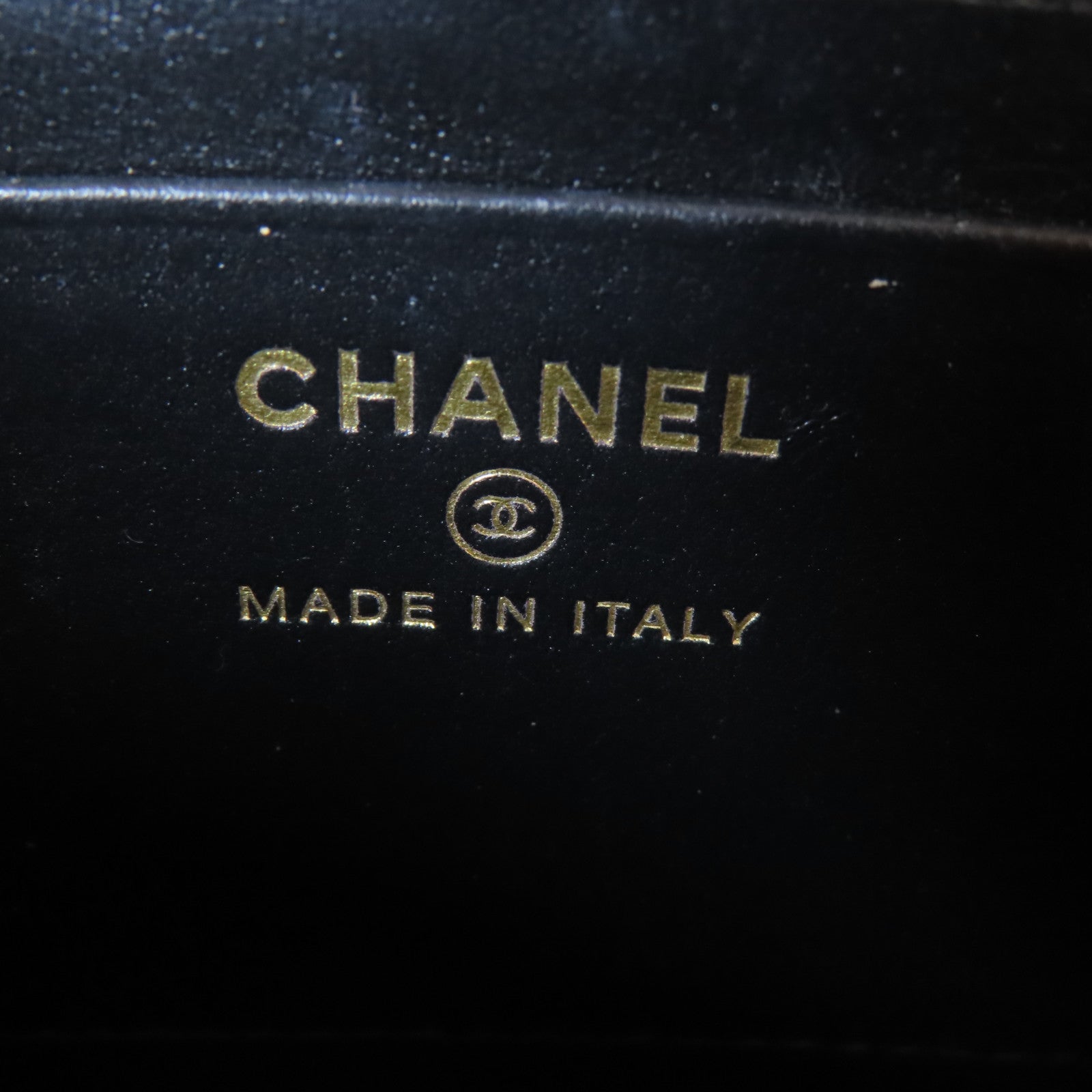 CHANEL 【激減優惠】菱格羊皮皮革Chain Shoulder金扣鏈帶肩背袋黑色