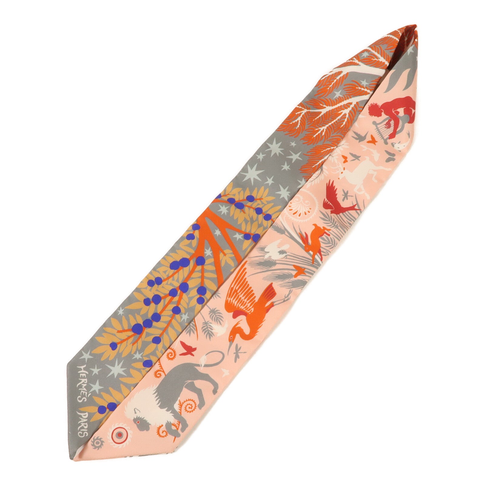 HERMES 絲質Twilly絲巾