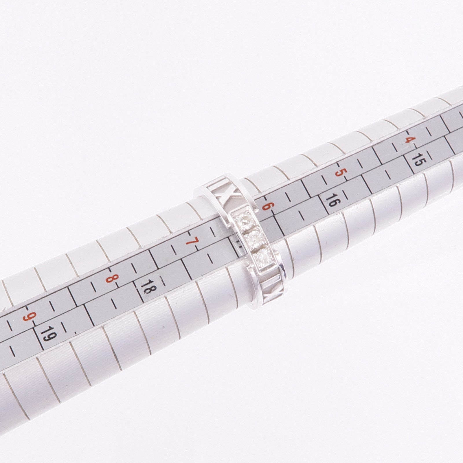 TIFFANY＆CO 18K白金Diamond Ring鑽石戒指US#6.25