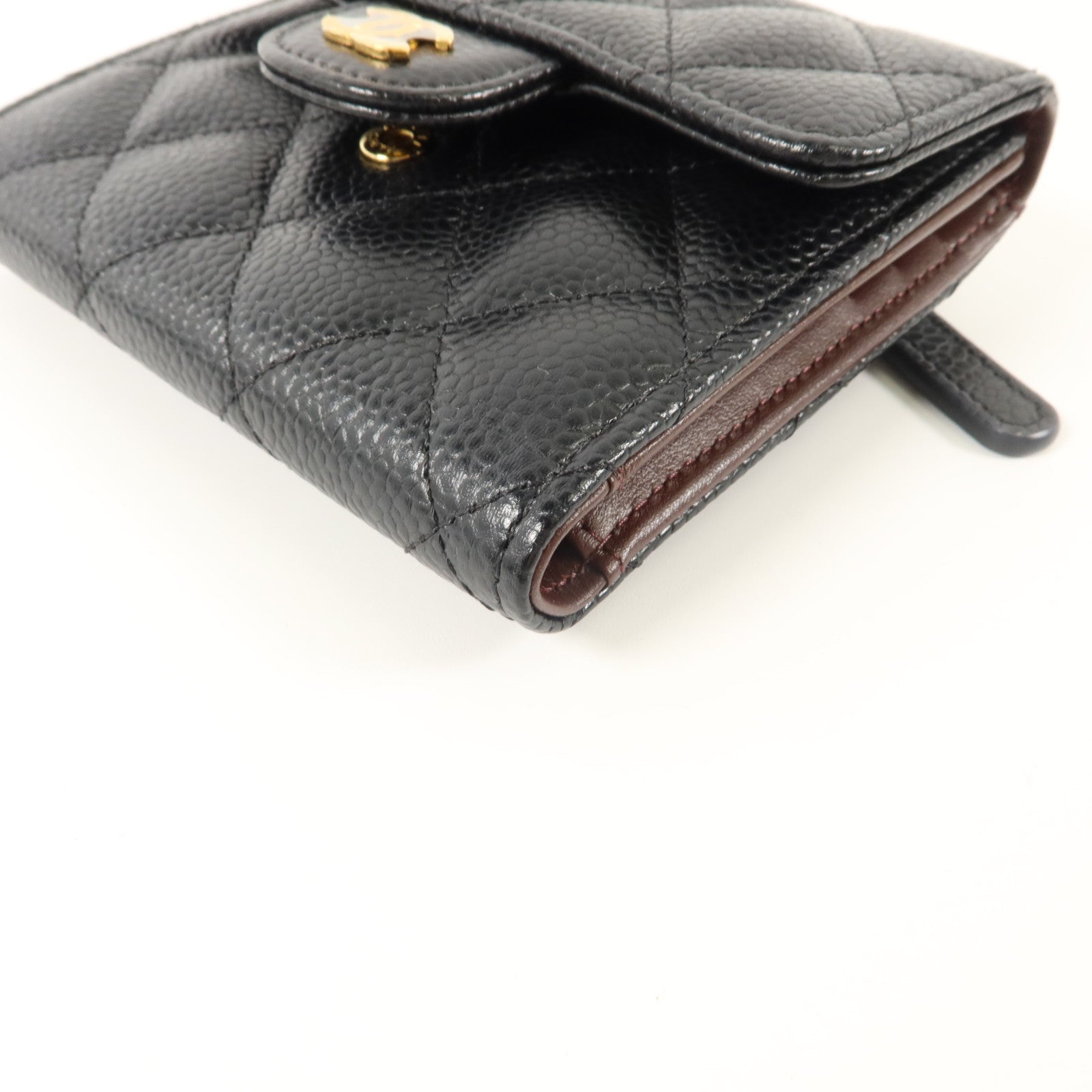 CHANEL 牛皮皮革Classic Flap Wallet Small錢包