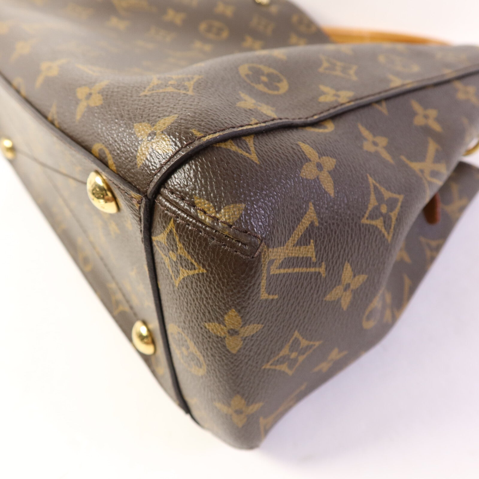 LOUIS VUITTON Monogram Montaigne MM金扣手挽肩背兩用袋