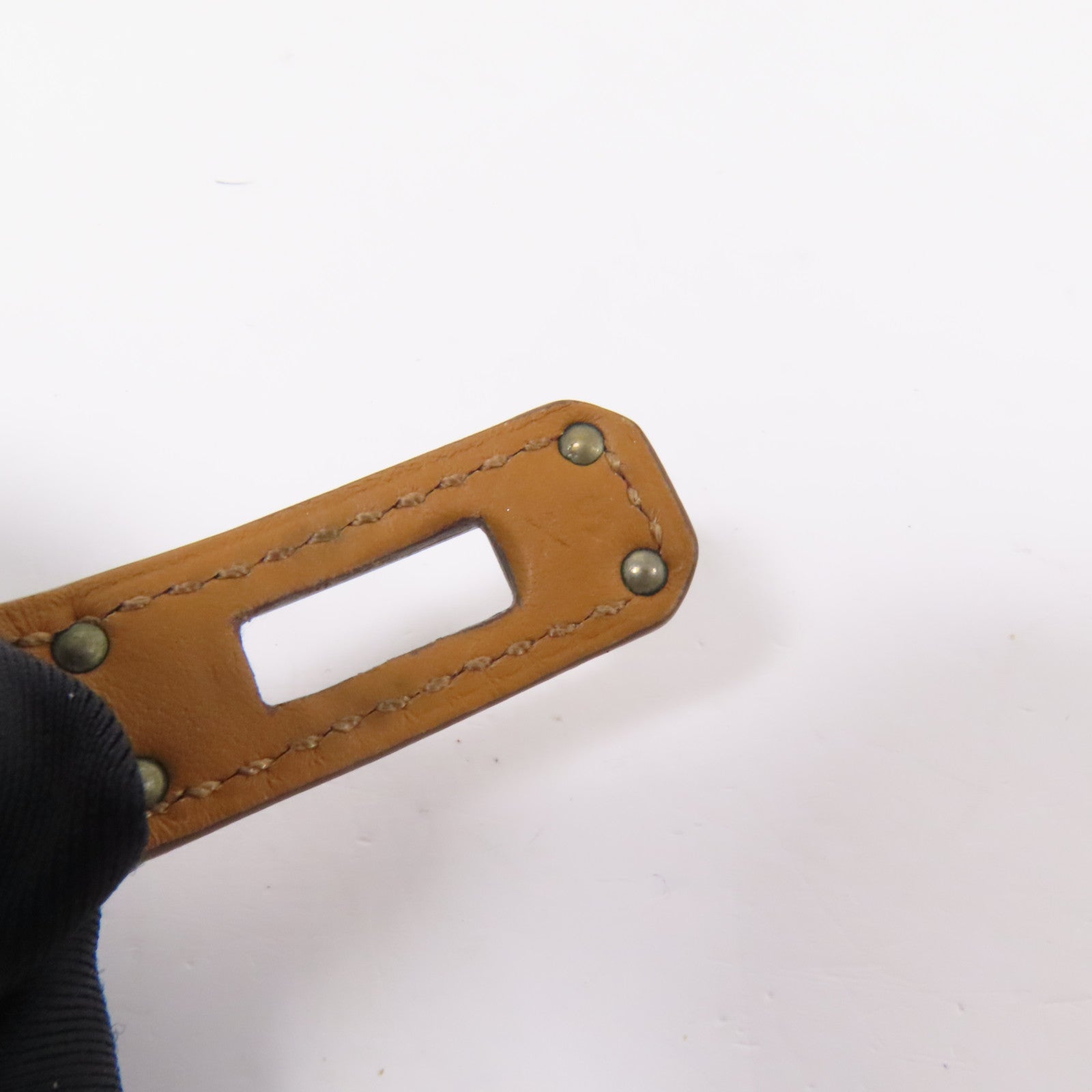 HERMES Epsom皮革Kelly Double Tour銀扣手鏈Pink