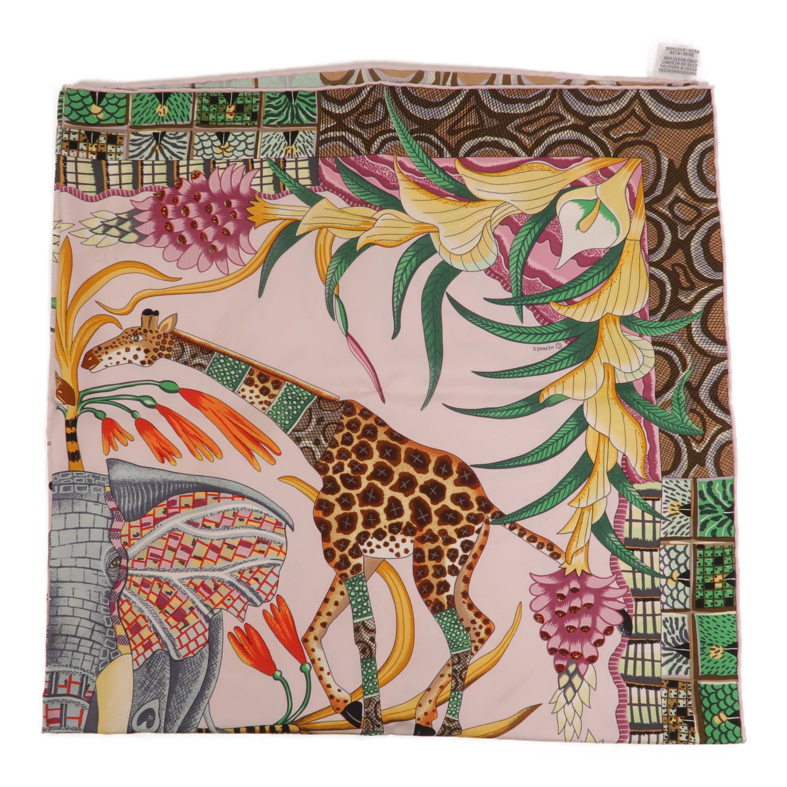 HERMES 絲質Scarf 90x90絲巾