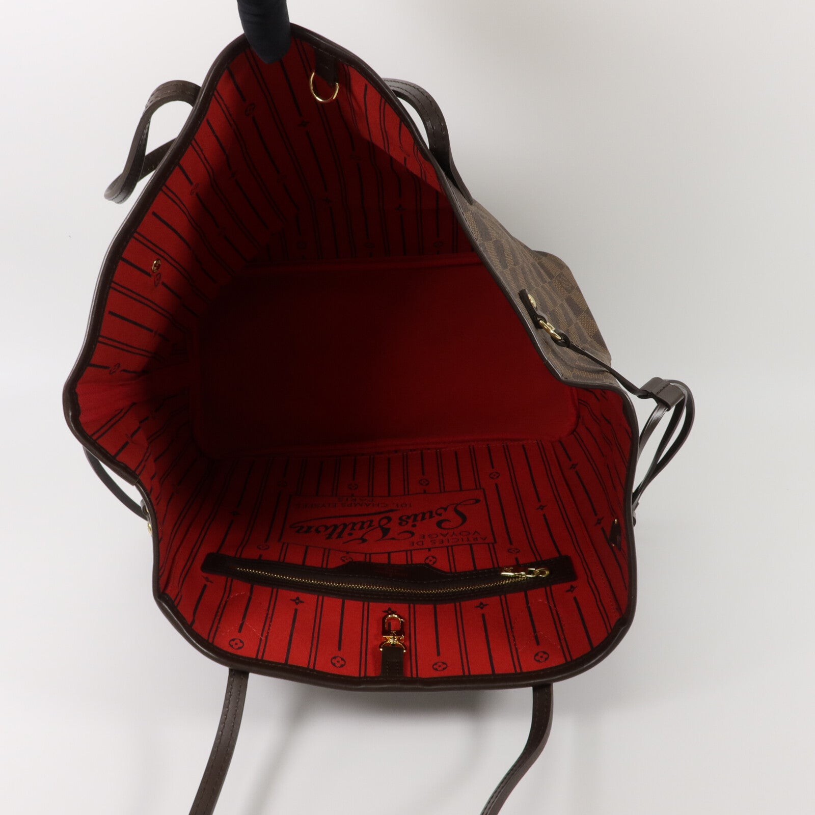 LOUIS VUITTON Damier Neverfull MM手挽袋