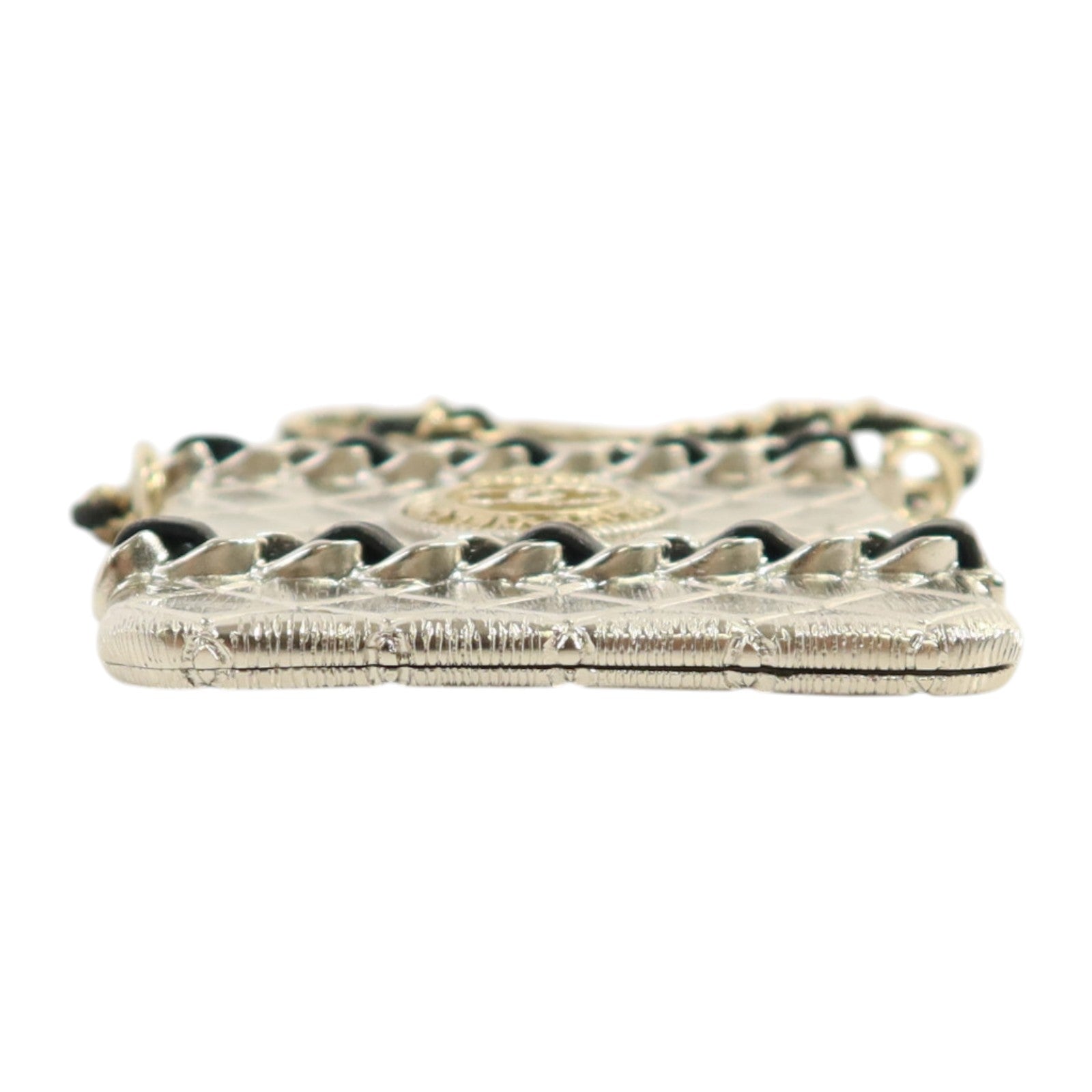 CHANEL 金屬Card Case With Chain金扣卡片套