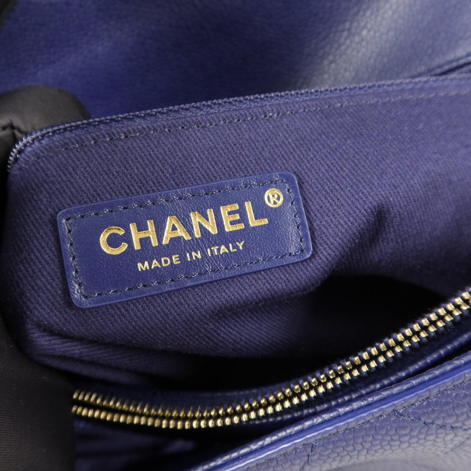 CHANEL 牛皮皮革Chain Shoulder手挽肩背兩用袋