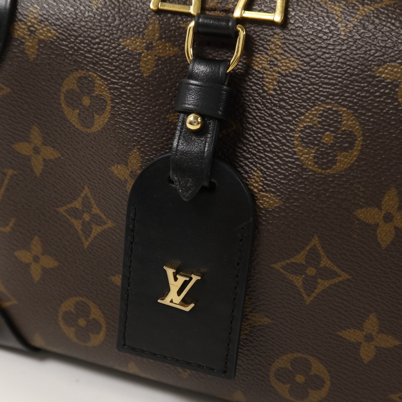 LOUIS VUITTON Monogram Petite Malle Souple手挽肩背兩用袋