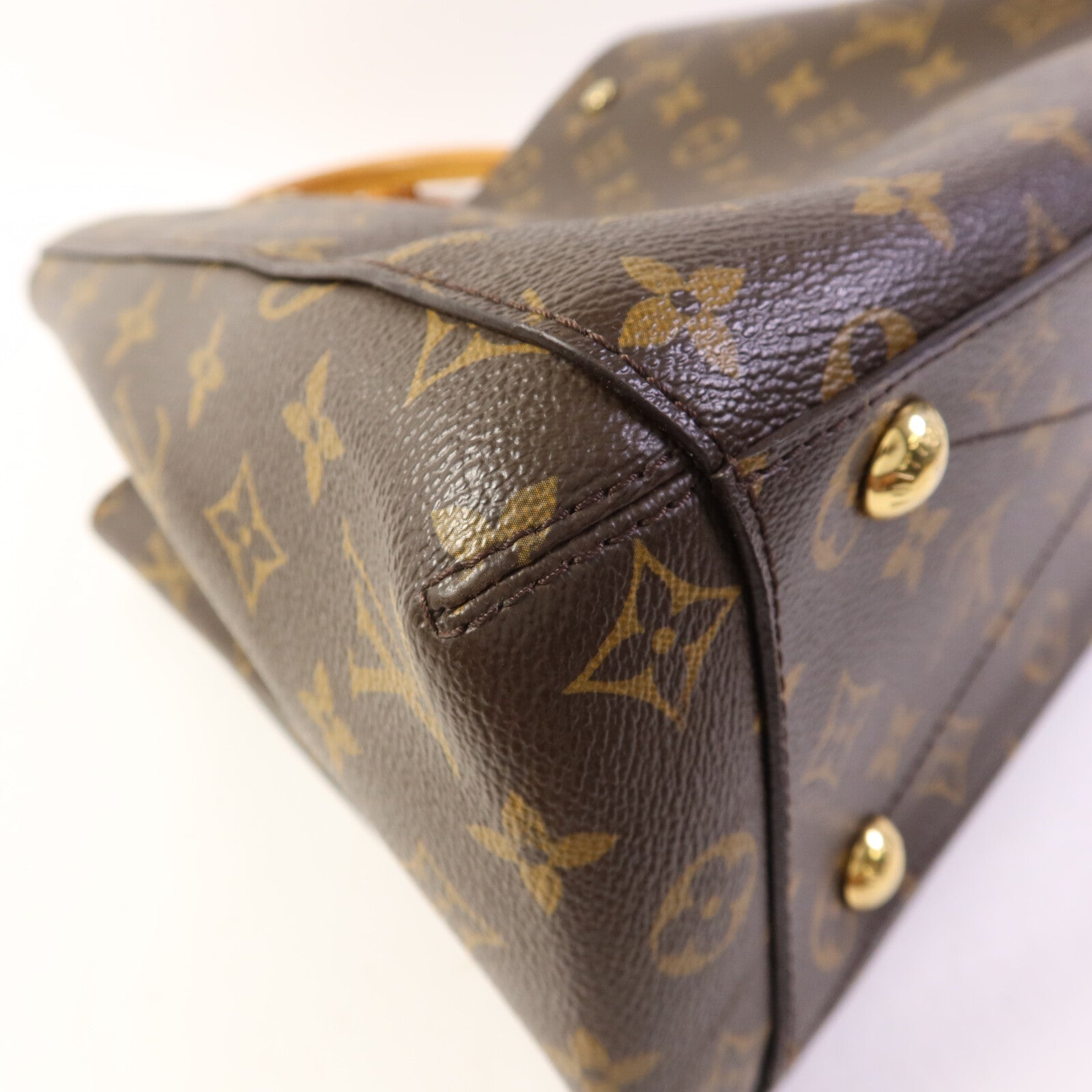 LOUIS VUITTON Monogram Montaigne MM金扣手挽肩背兩用袋