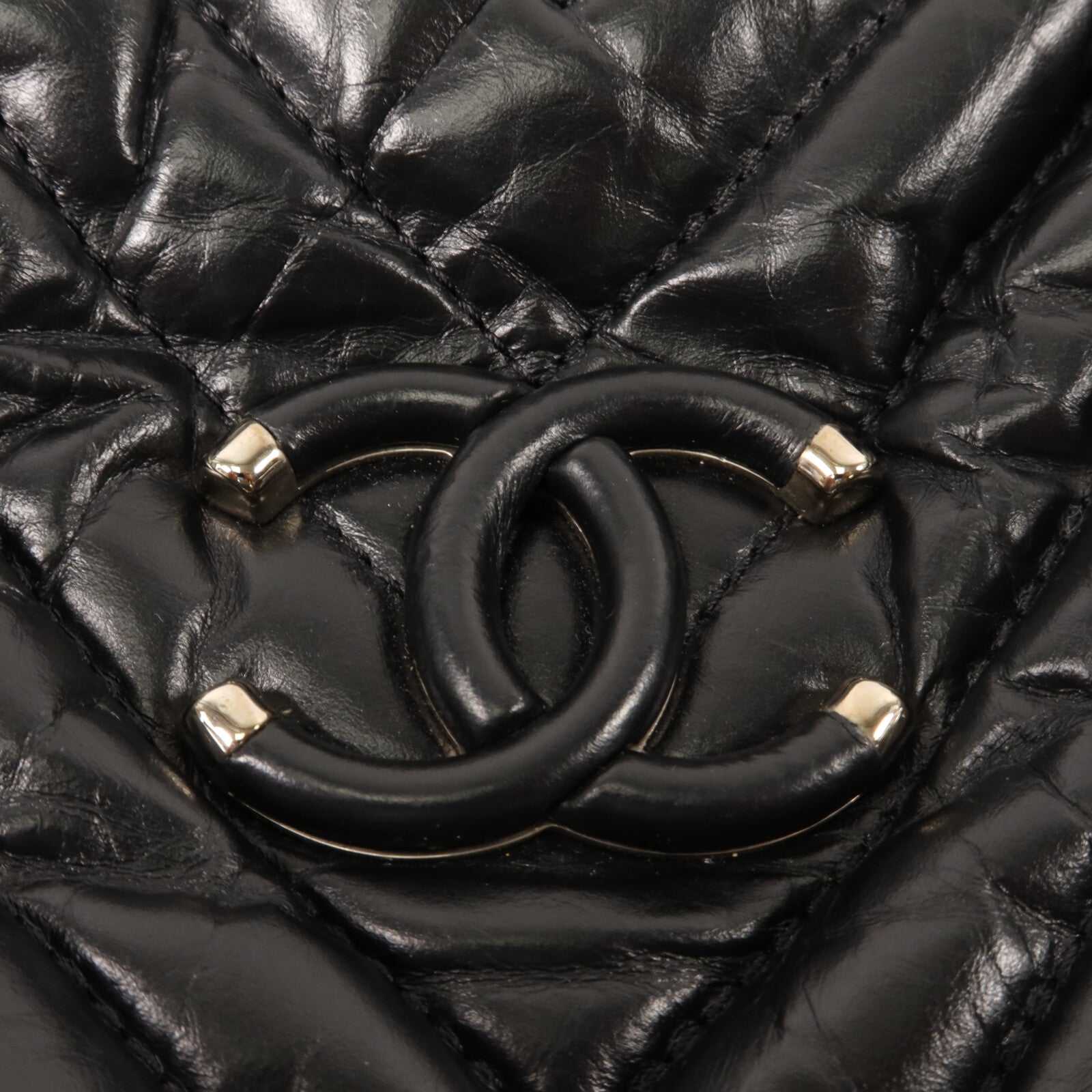 CHANEL 牛皮皮革Shoulder Bag鏈帶手挽肩背兩用袋