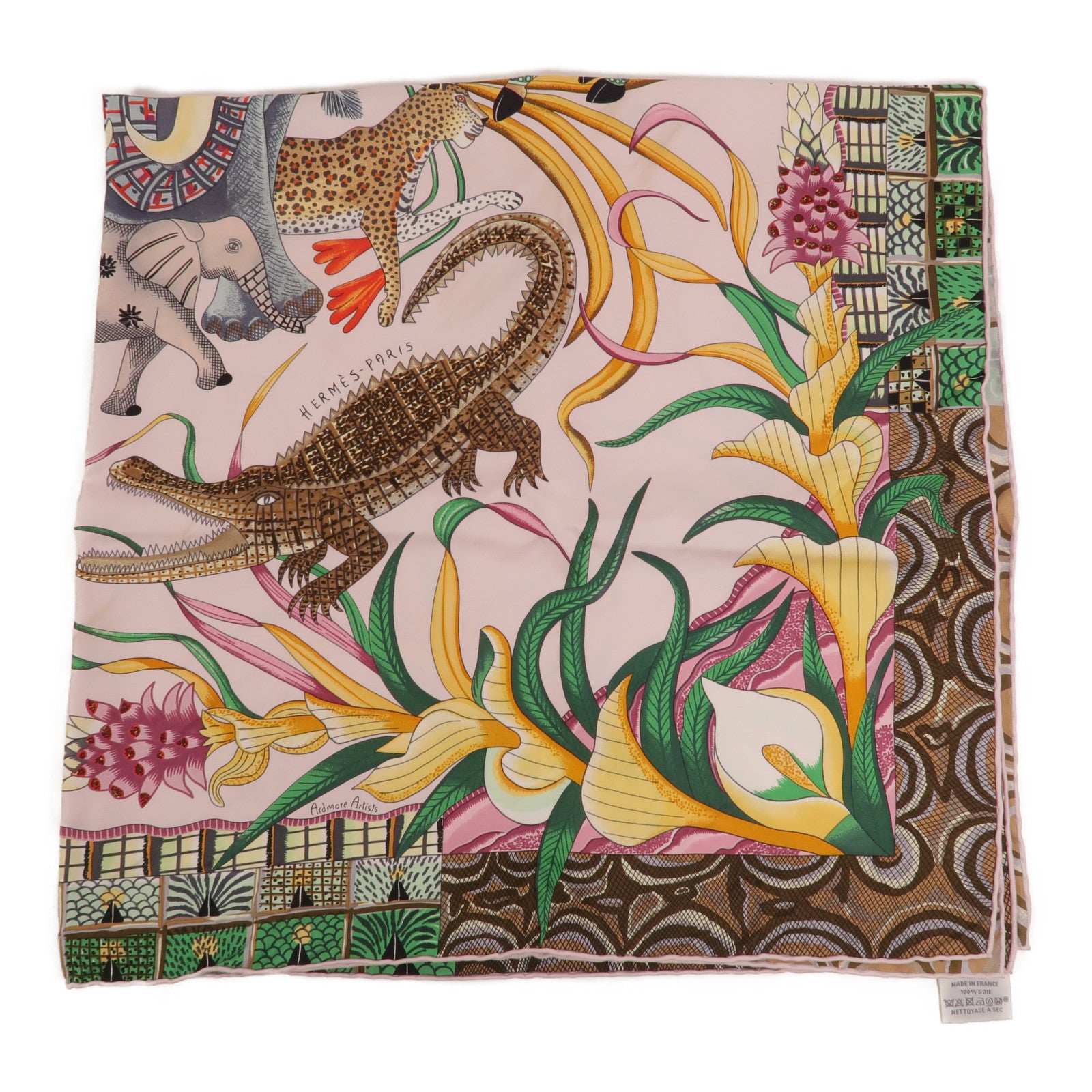 HERMES 絲質Scarf 90x90絲巾