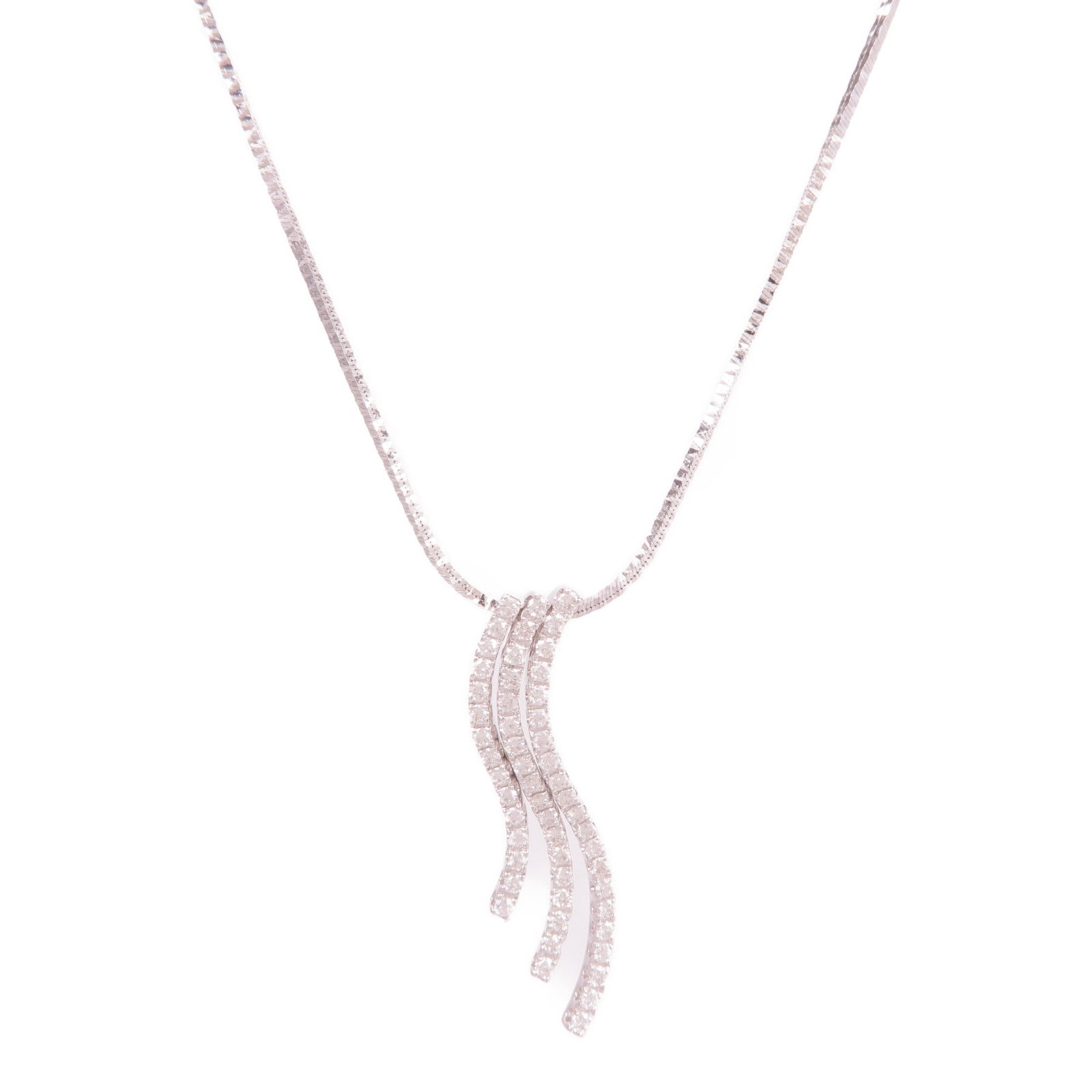 JEWELRY 18K白金Diamond Necklace鑽石項鍊