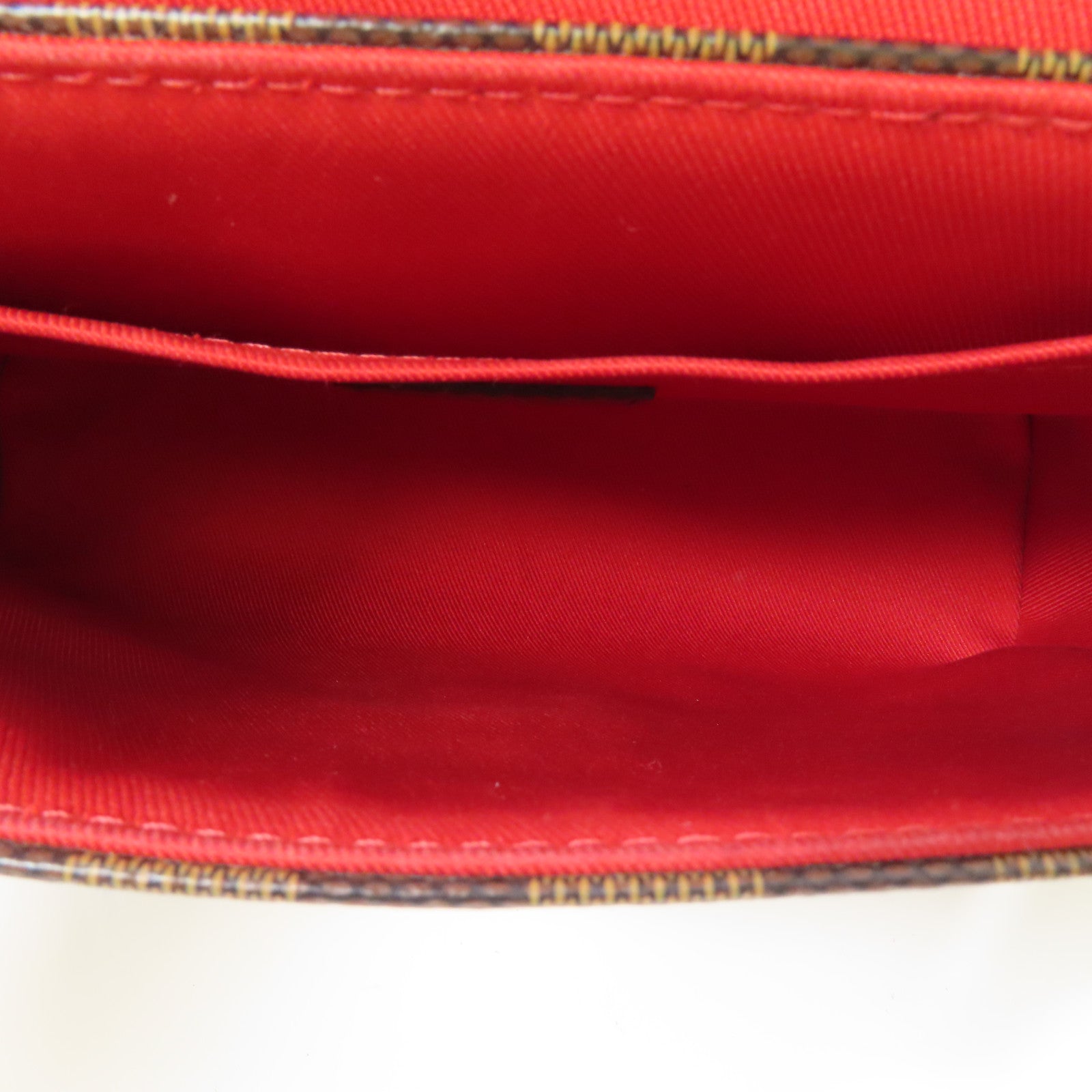 LOUIS VUITTON Damier Croisette金扣手挽肩背兩用袋