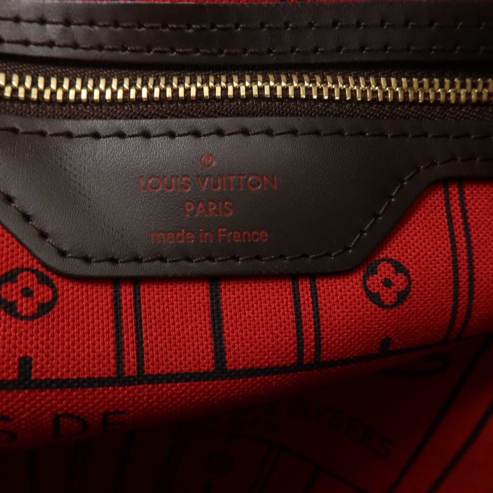 LOUIS VUITTON Damier Neverfull MM手挽袋