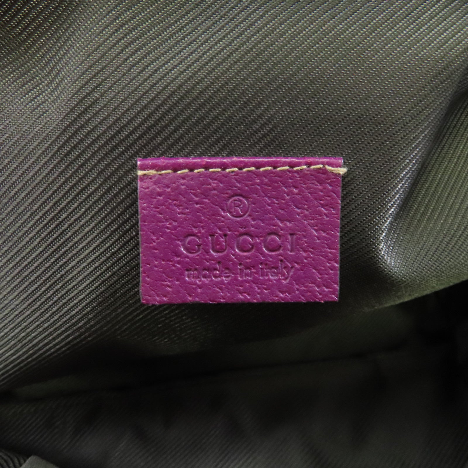 GUCCI 帆布Handbag手挽袋棕色/紫色