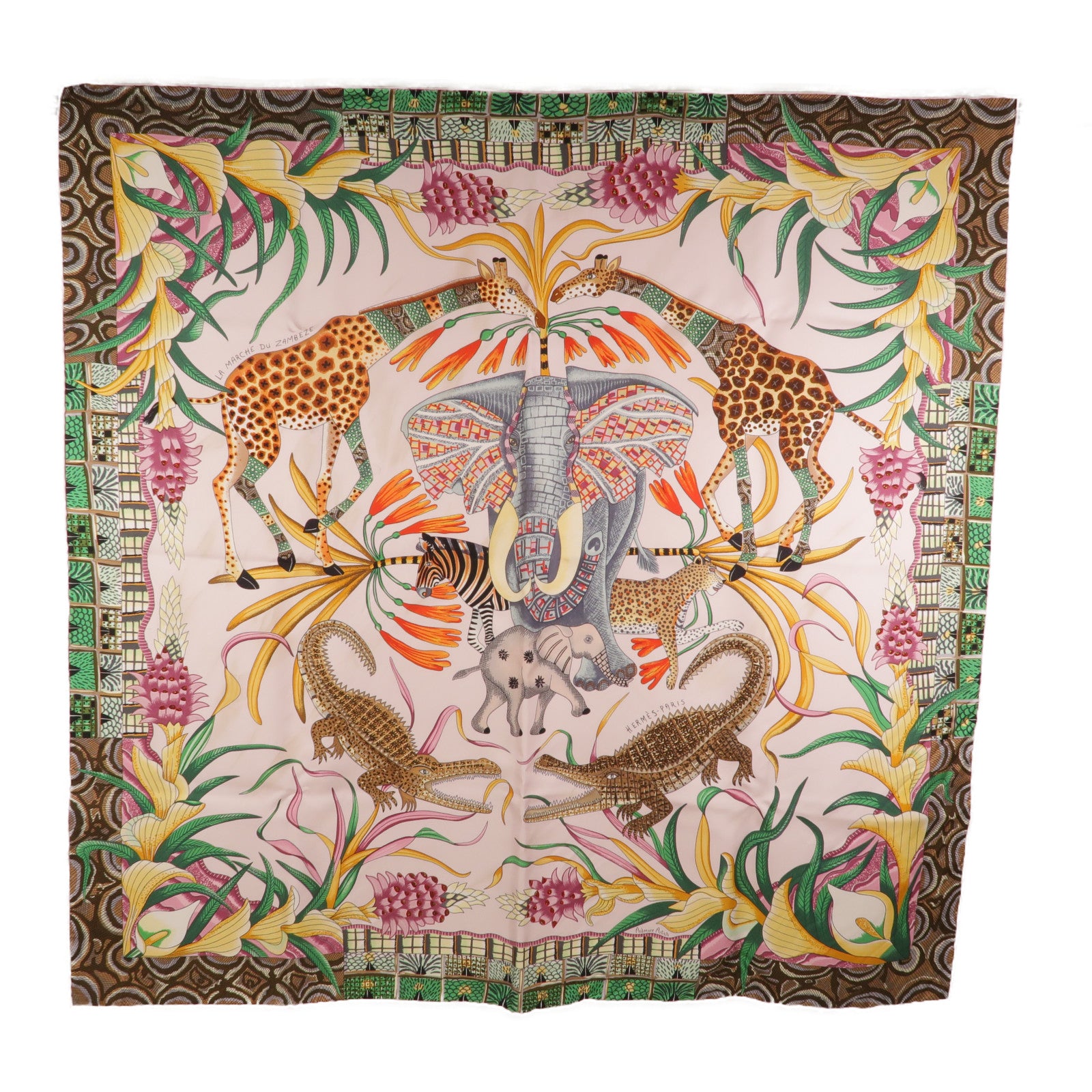 HERMES 絲質Scarf 90x90絲巾