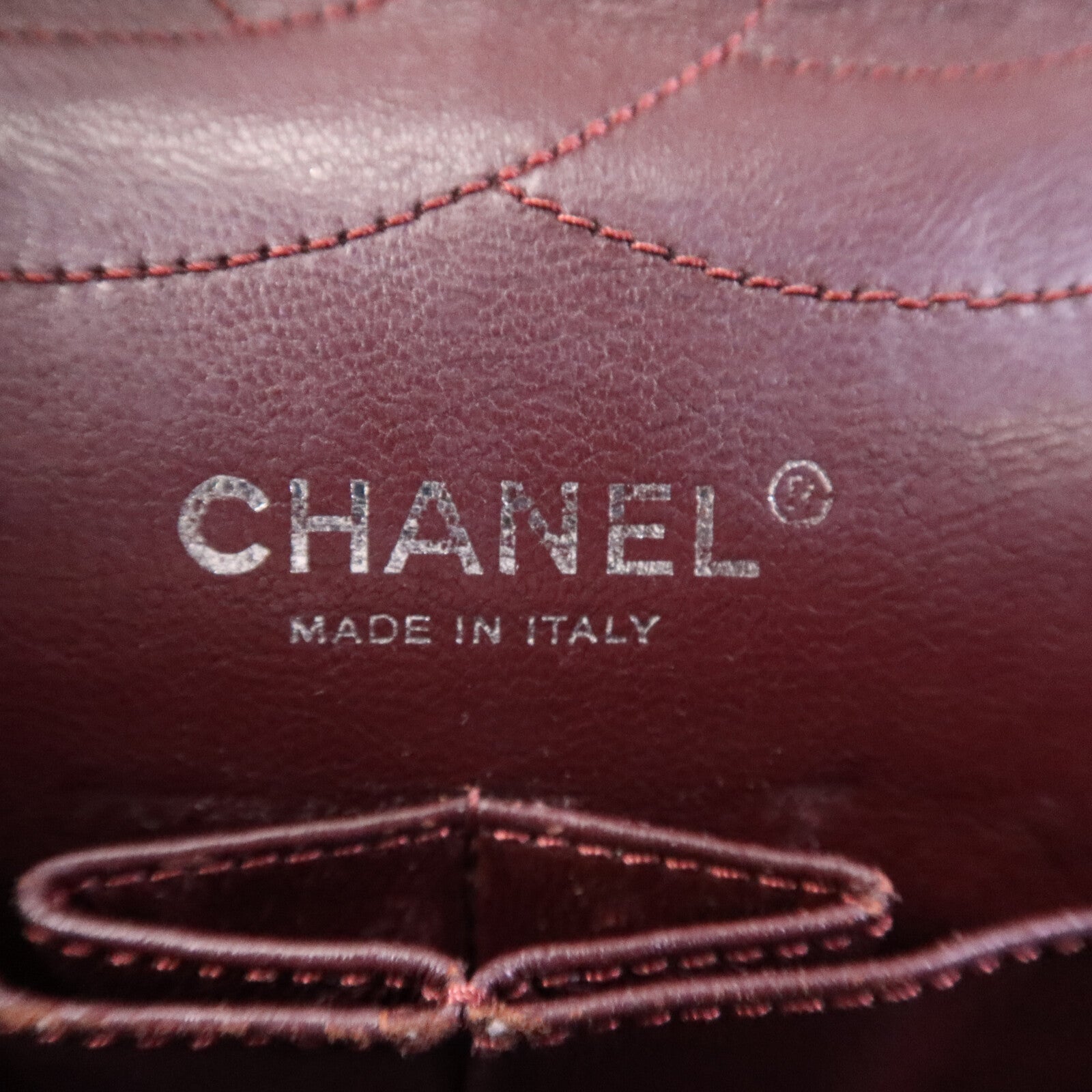 CHANEL 【激減優惠】牛皮皮革Chanel 2.55 Large銀扣鏈帶肩背袋