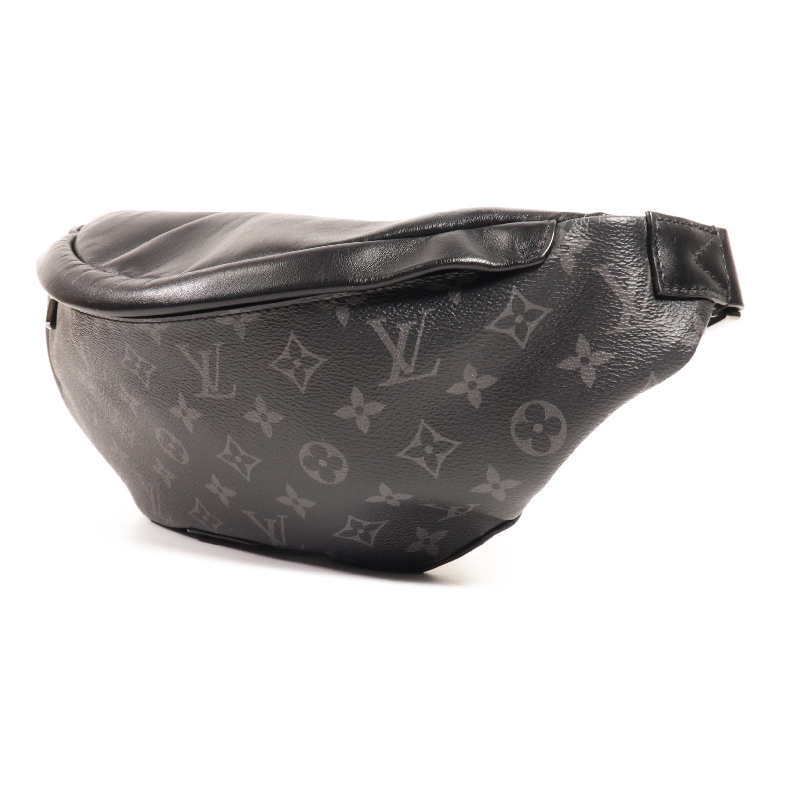 LOUIS VUITTON Monogram Eclipse Discovery Bumbag PM銀扣腰包