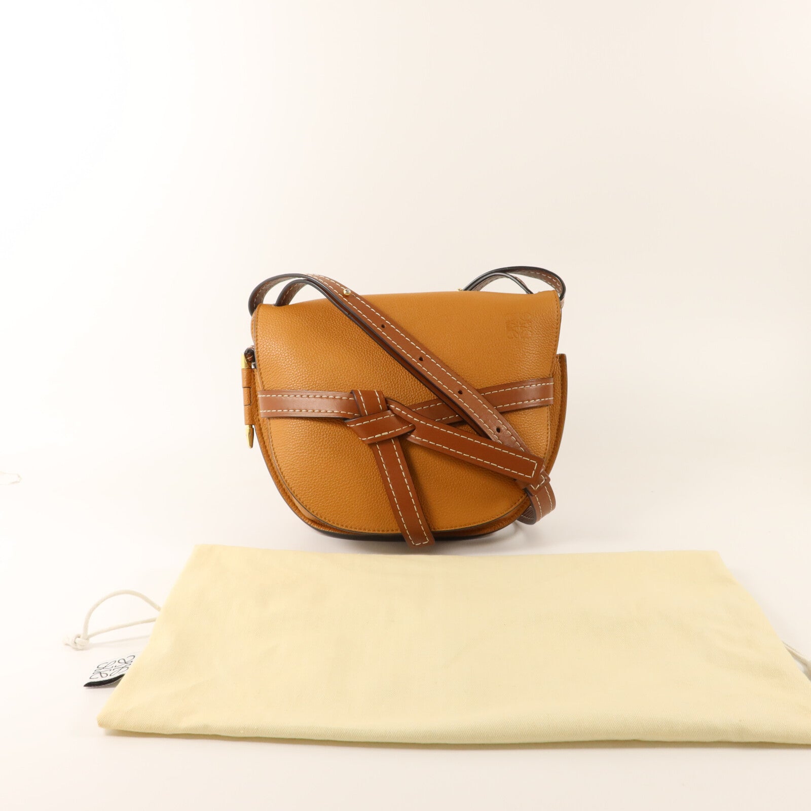 LOEWE 牛皮皮革Gate Small肩背袋
