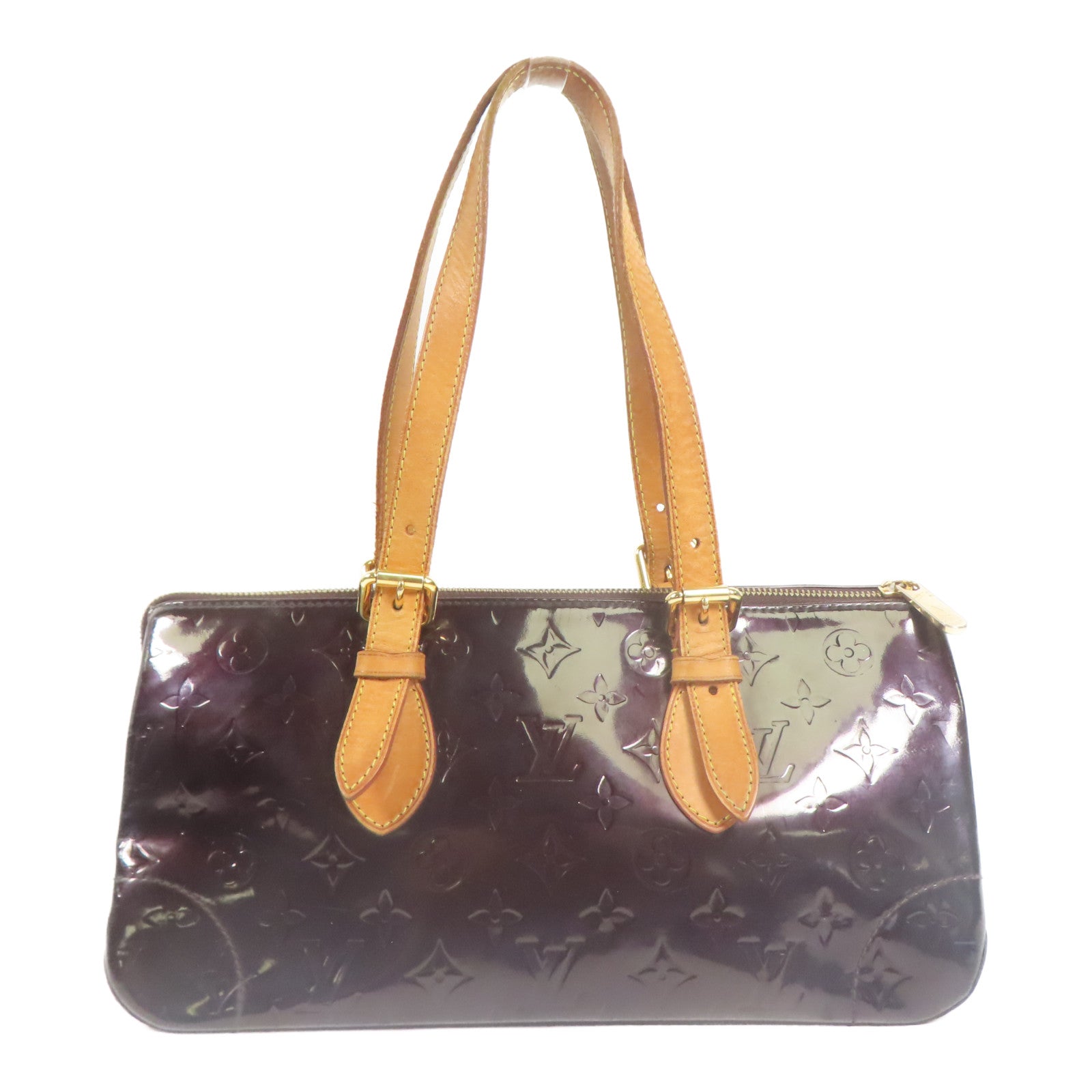 LOUIS VUITTON Vernis Rosewood Avenue金扣肩背袋