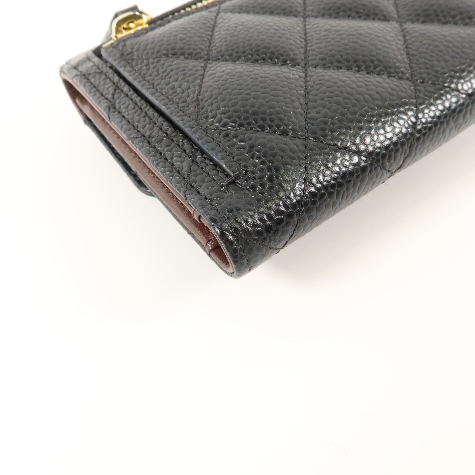 CHANEL 牛皮皮革Classic Flap Wallet Small錢包