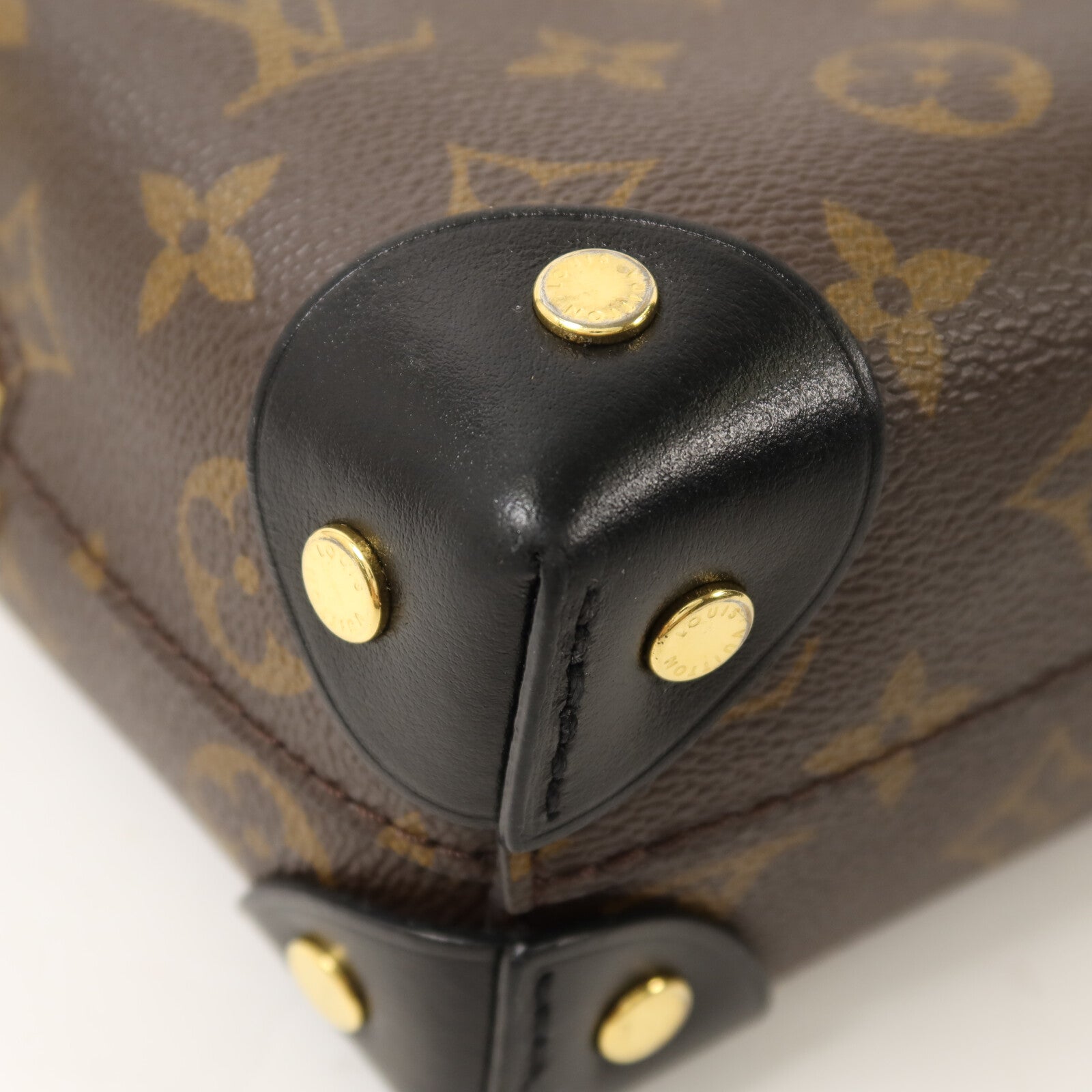 LOUIS VUITTON Monogram Petite Malle Souple手挽肩背兩用袋