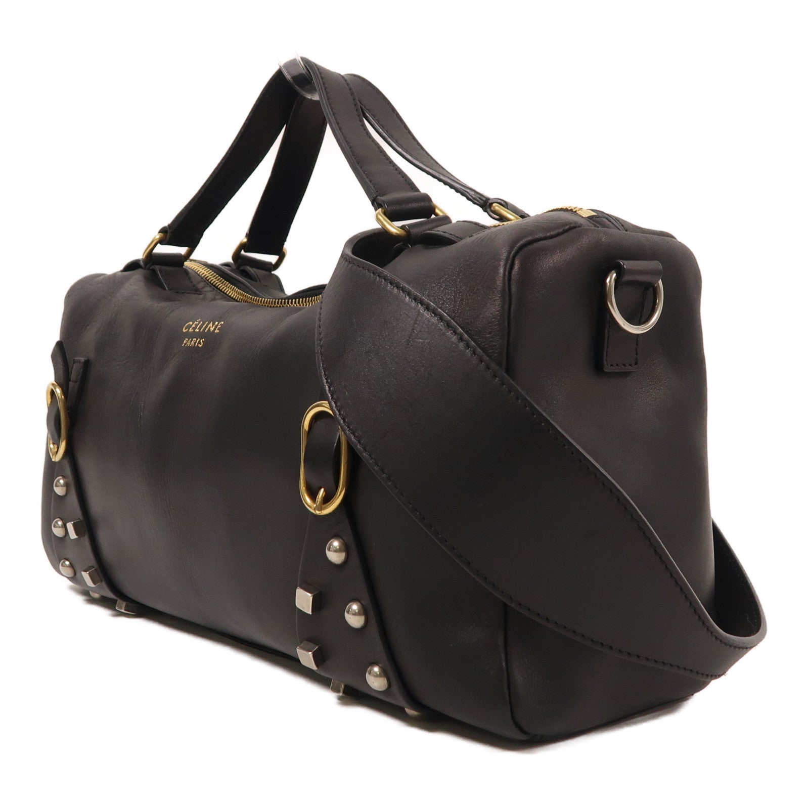 CELINE 牛皮皮革2 Way Shoulder手挽肩背兩用袋