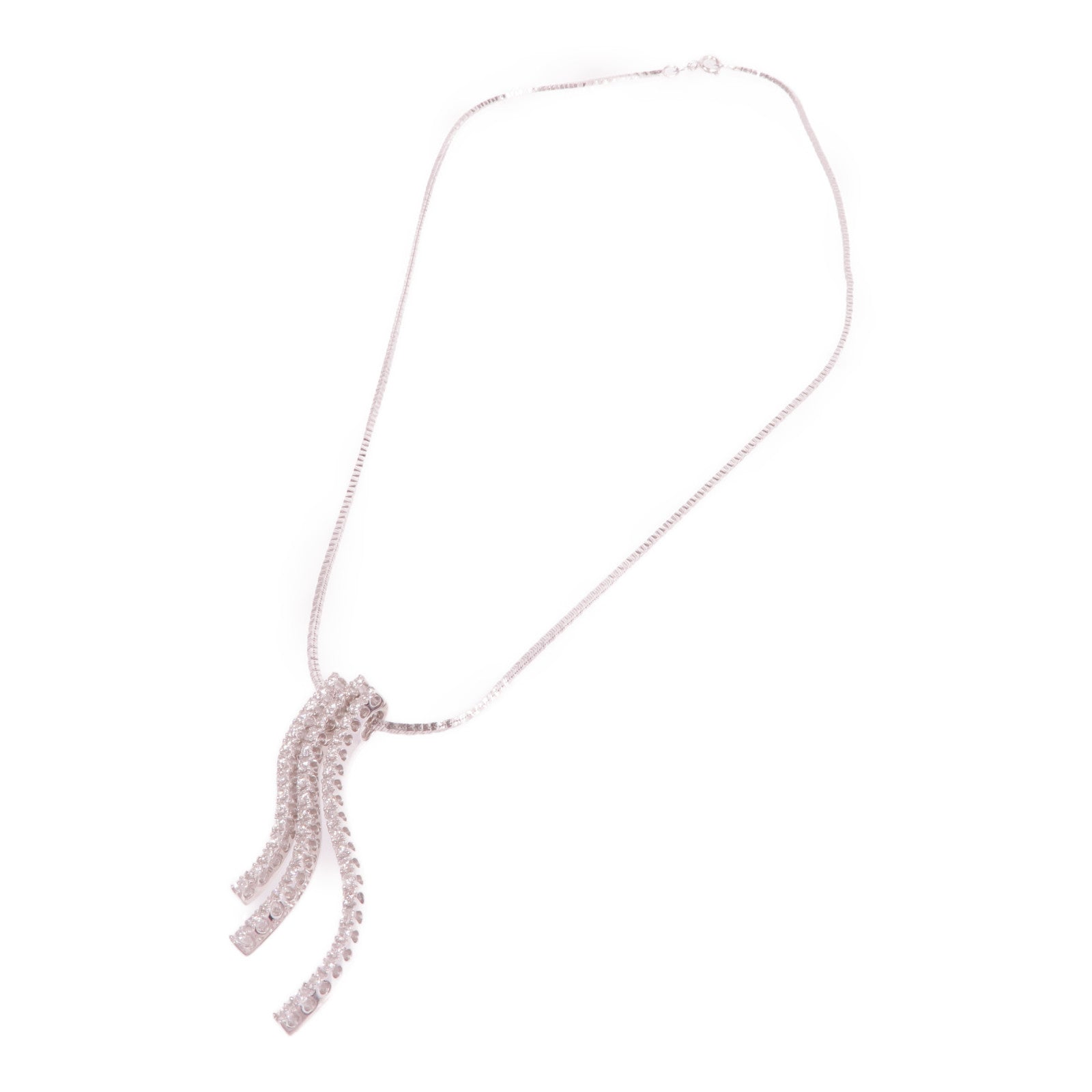 JEWELRY 18K白金Diamond Necklace鑽石項鍊