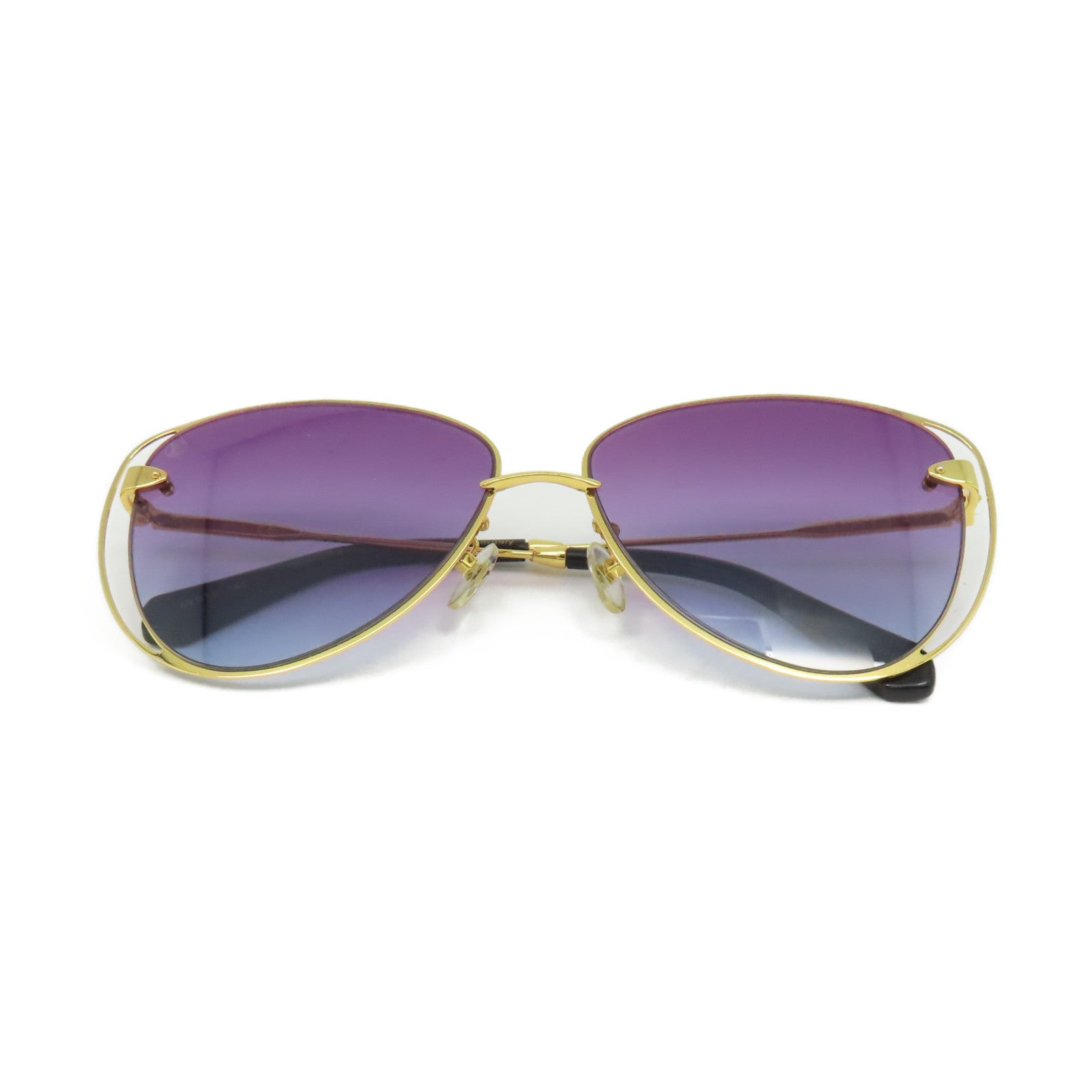 LOUIS VUITTON 【激減優惠】PVC/金屬A Nous Deux Sunglasses太陽眼鏡紫色/金色