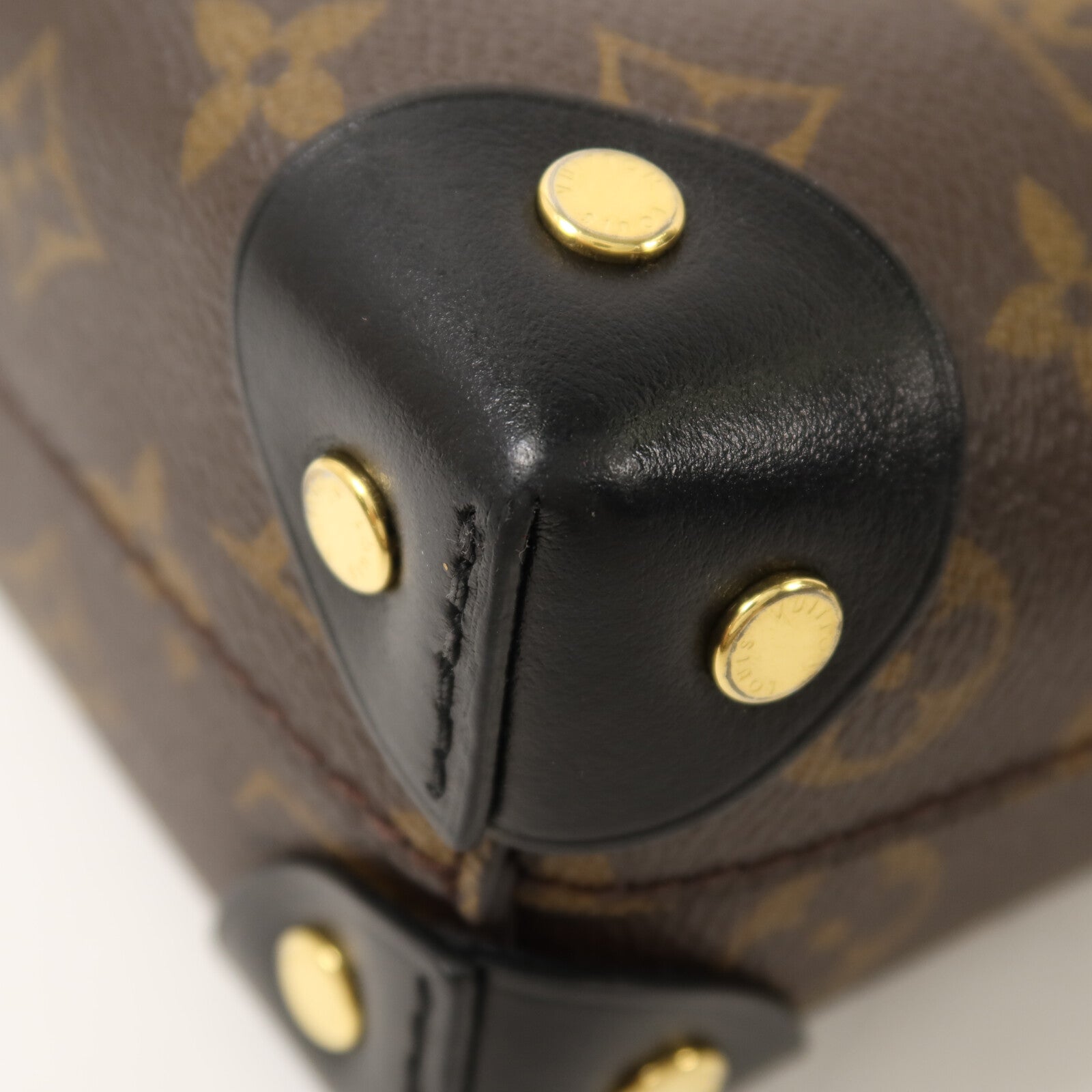 LOUIS VUITTON Monogram Petite Malle Souple手挽肩背兩用袋