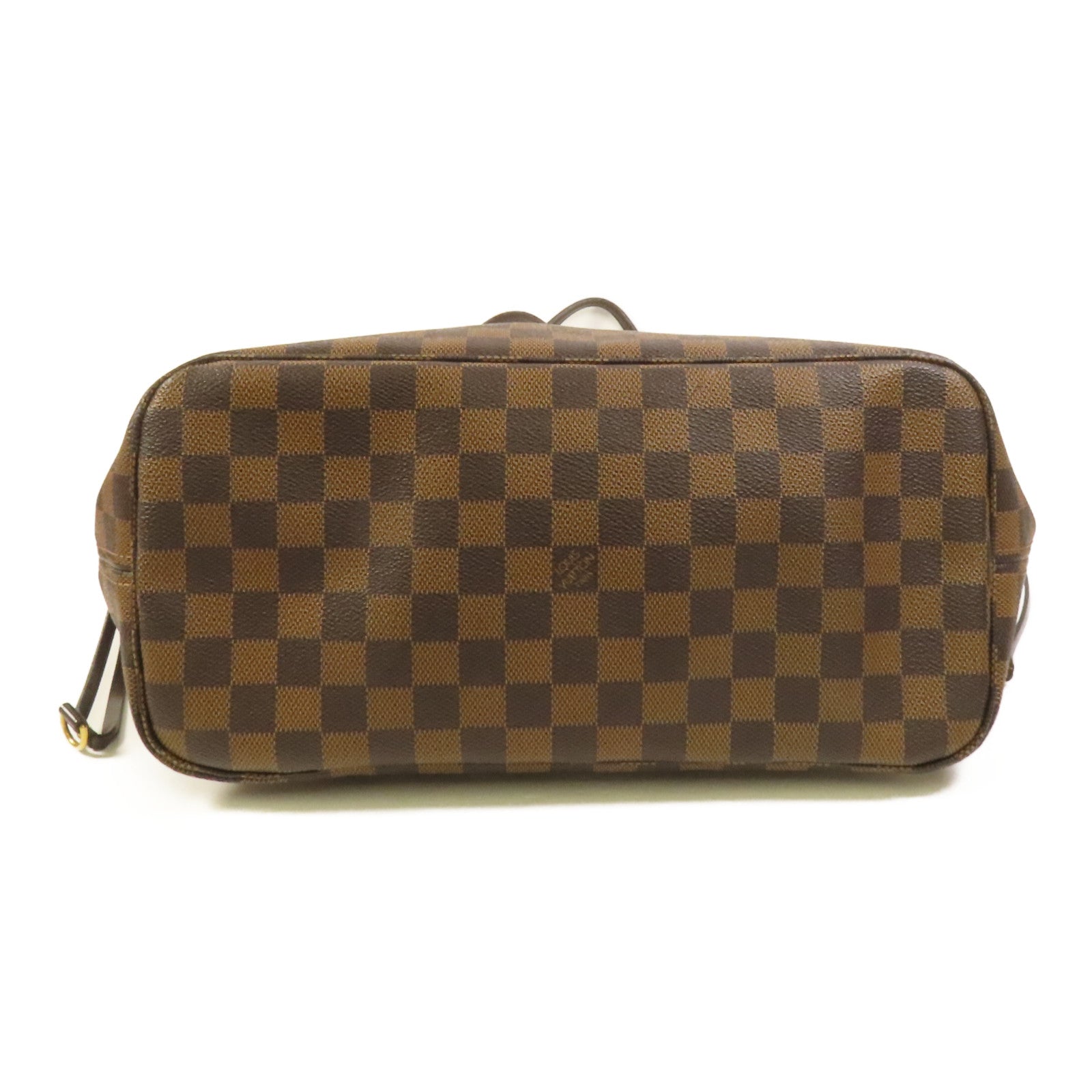 LOUIS VUITTON Damier Neverfull MM金扣肩背袋/手挽袋