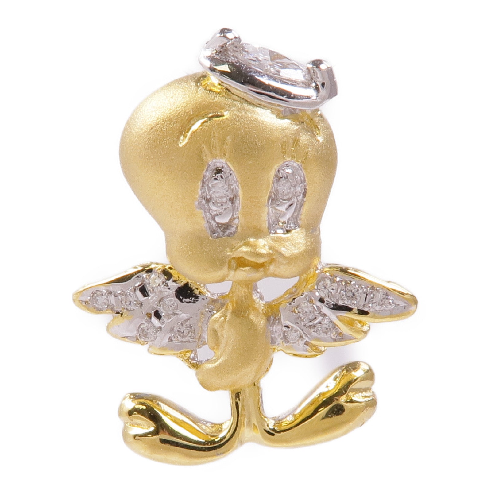 JEWELRY 18K黃金/白金Diamond Pendant Top鑽石吊墜