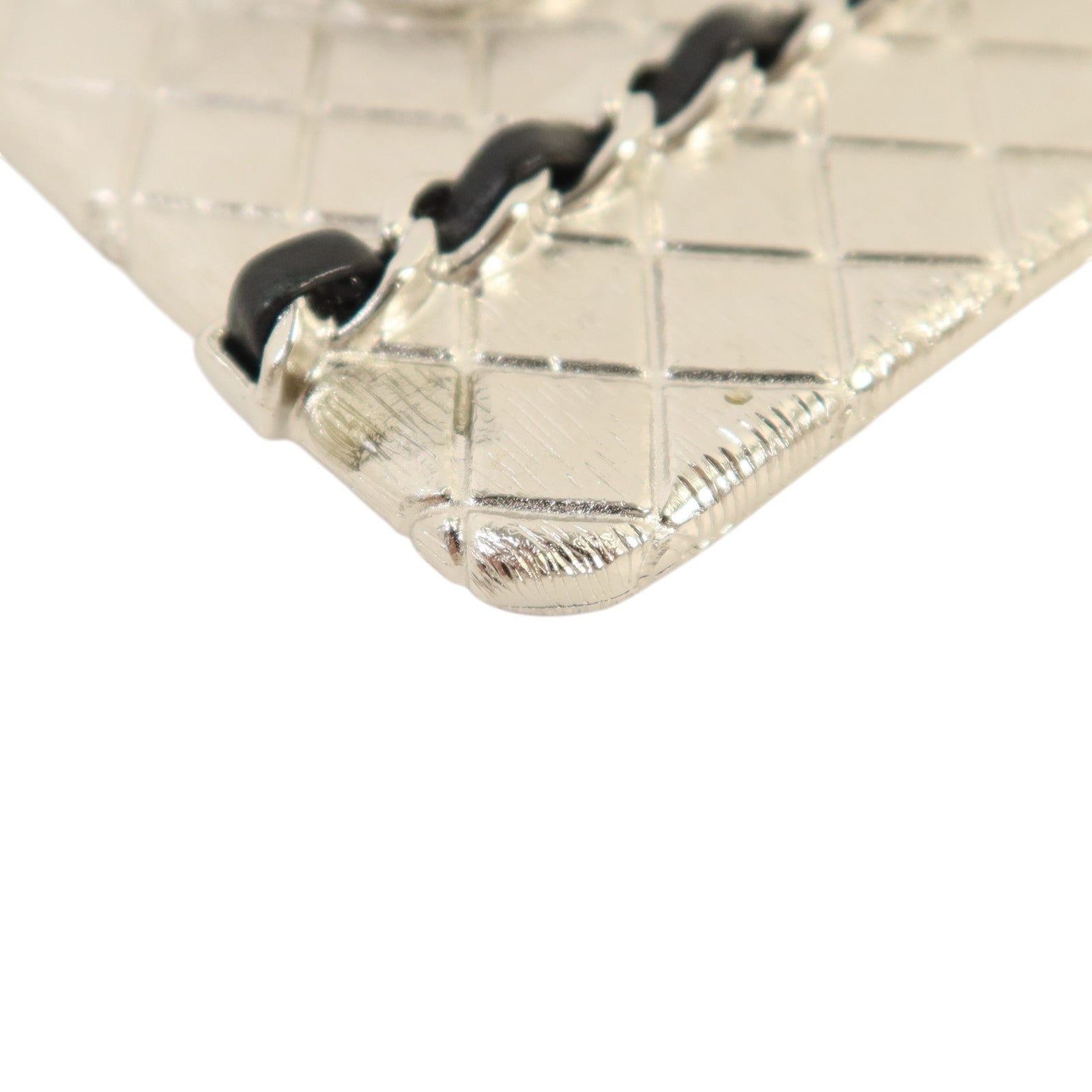 CHANEL 金屬Card Case With Chain金扣卡片套