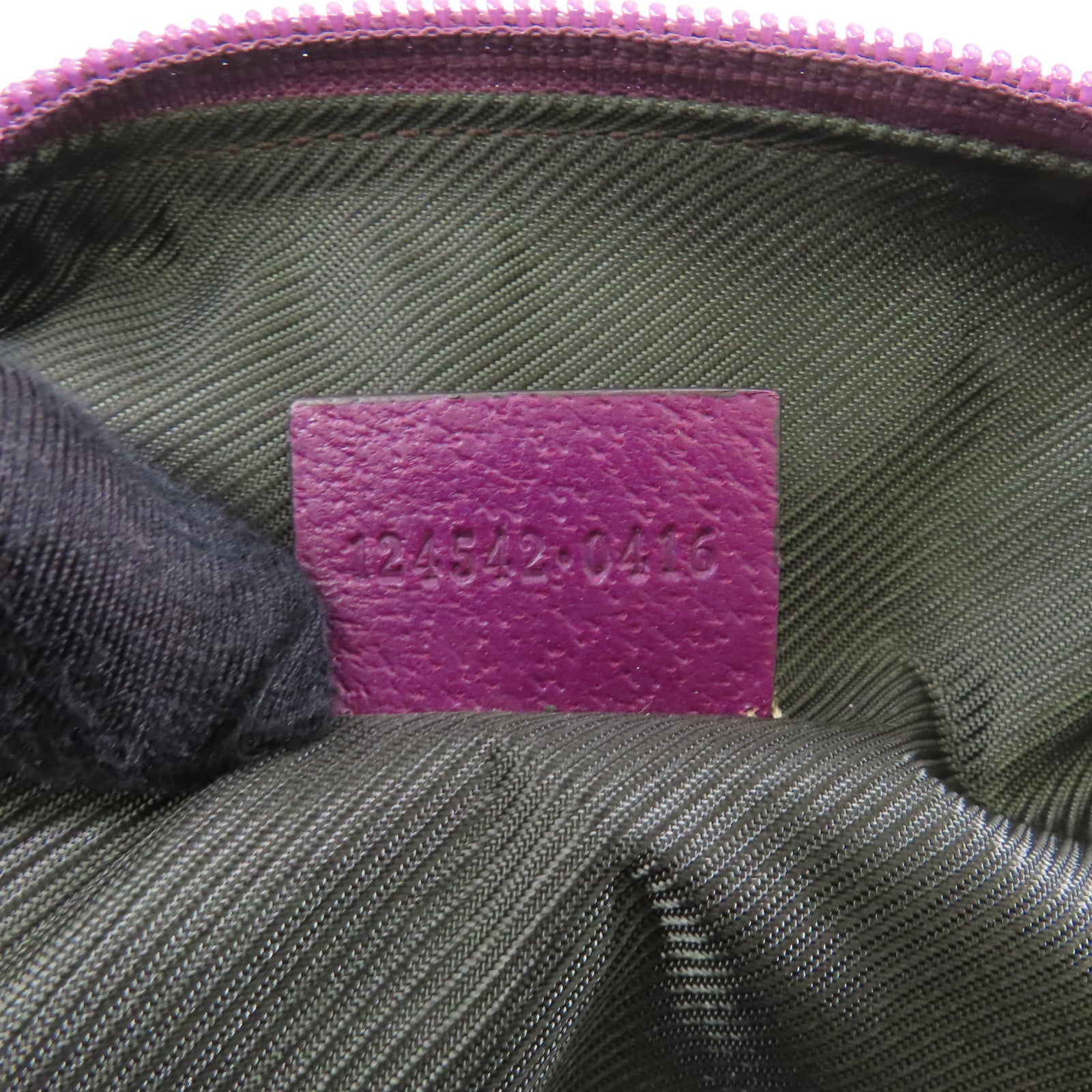 GUCCI 帆布Handbag手挽袋棕色/紫色