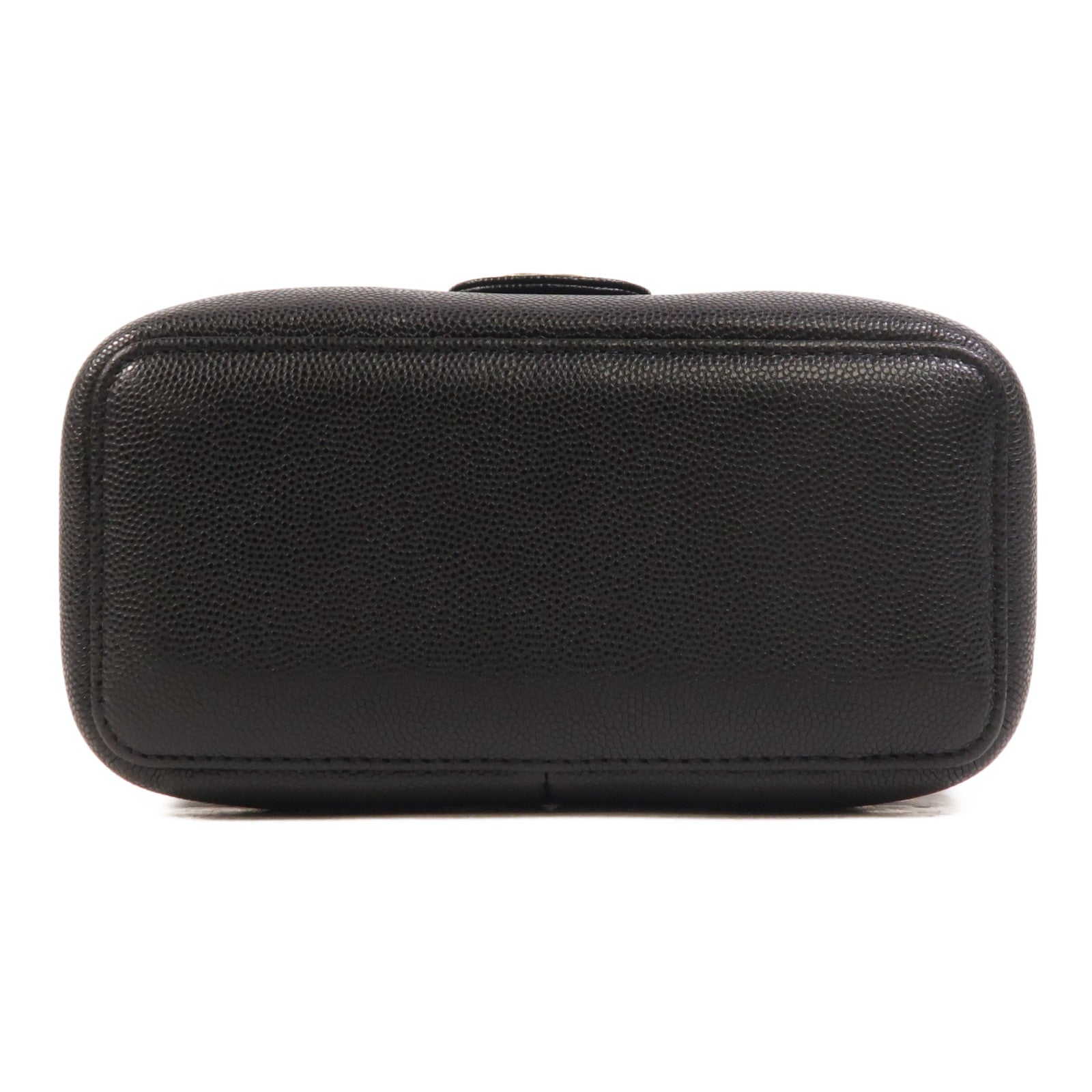 CHANEL 牛皮皮革Preppy Vanity Case金扣肩背袋