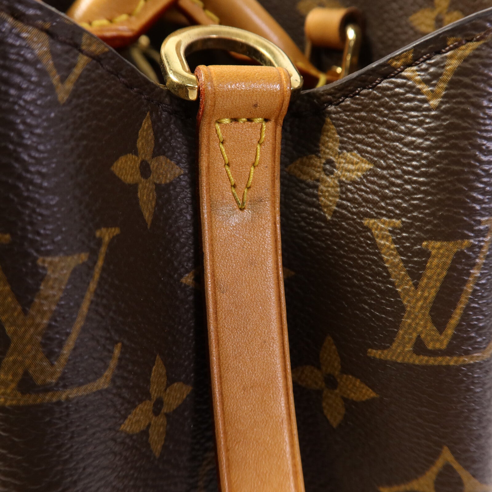 LOUIS VUITTON Monogram Montaigne MM金扣手挽肩背兩用袋
